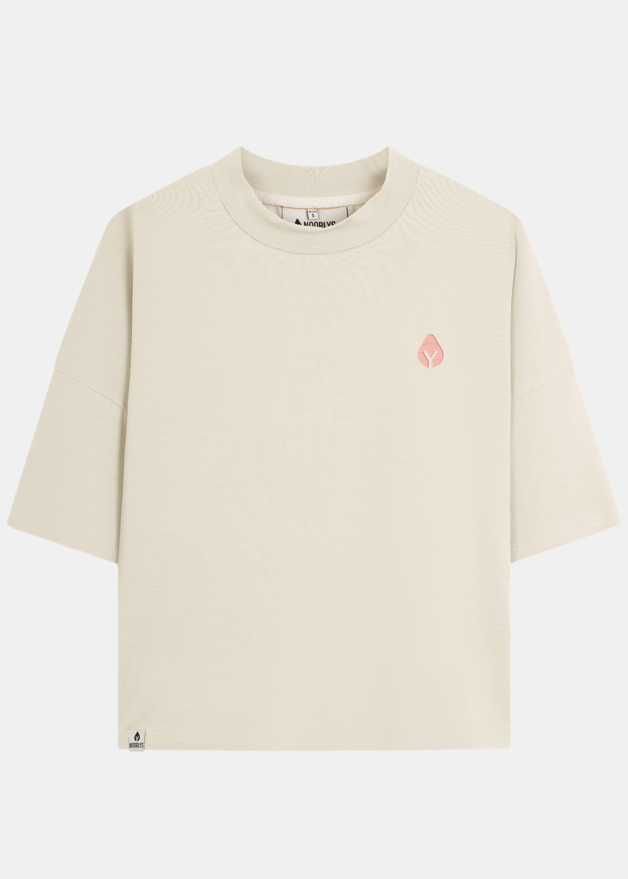 Heavy-T-Shirt ZITRONELLA PearledIvory/FlamingoPink