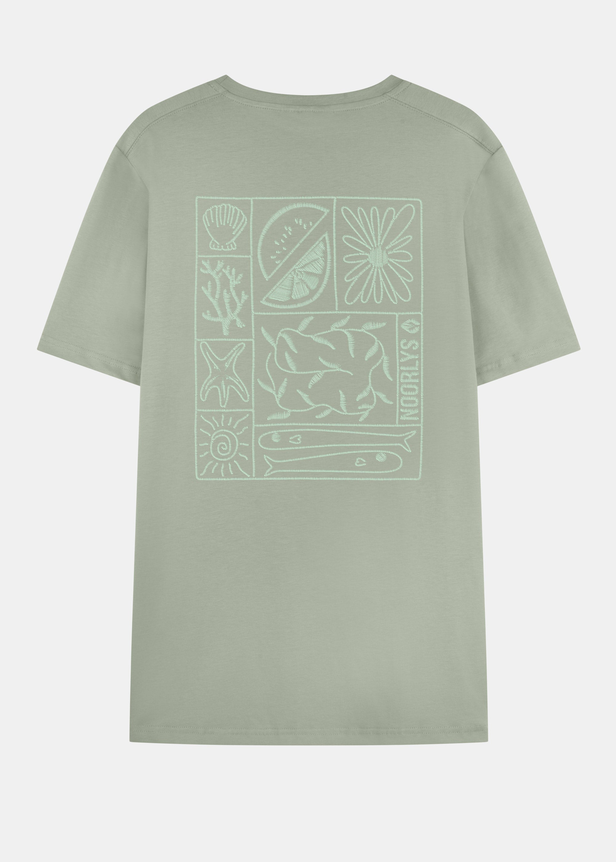 Heavy-T-Shirt ZITRUS DesertSage/CameoGreen