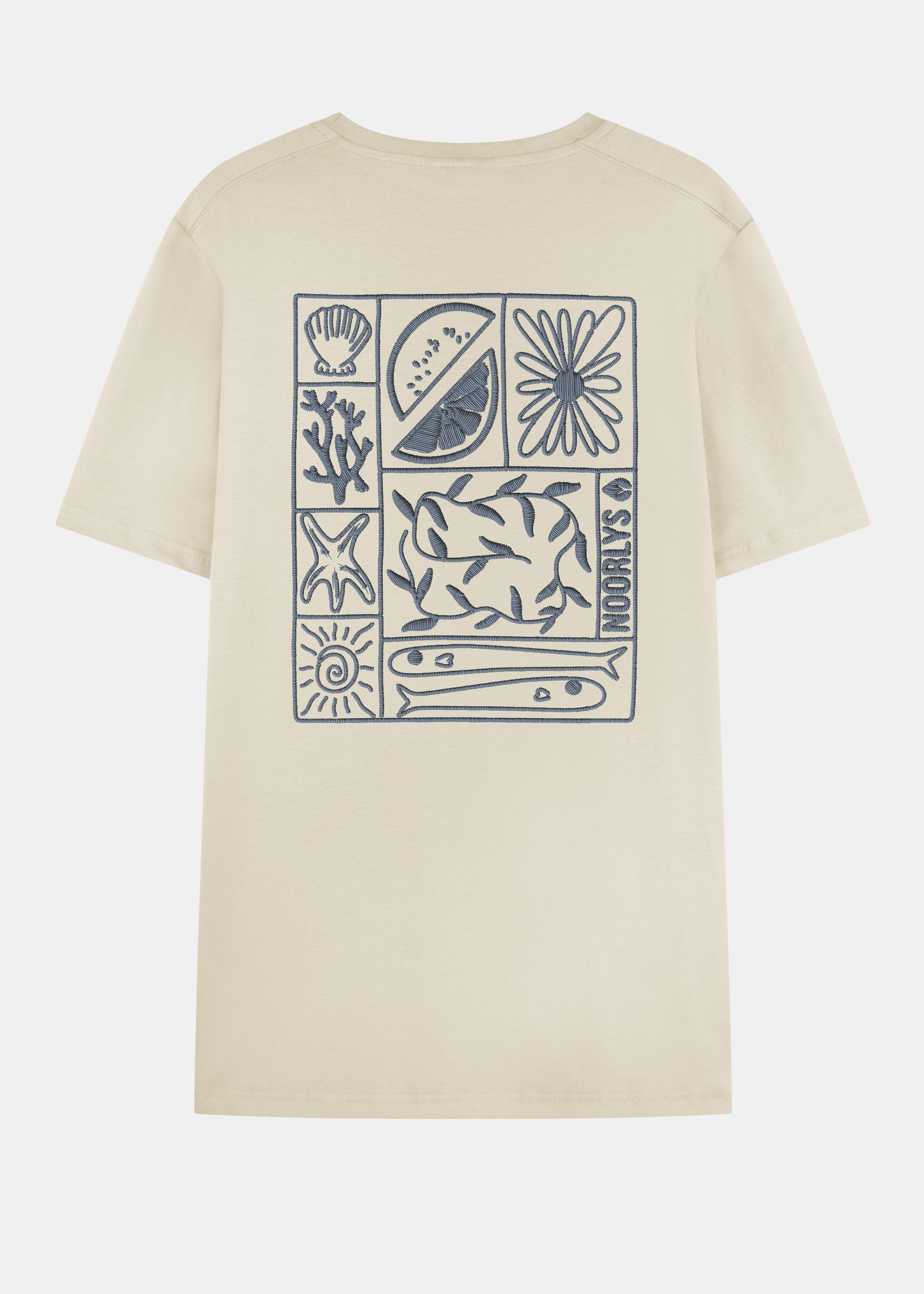 Heavy-T-Shirt ZITRUS PearledIvory/StormyWeather