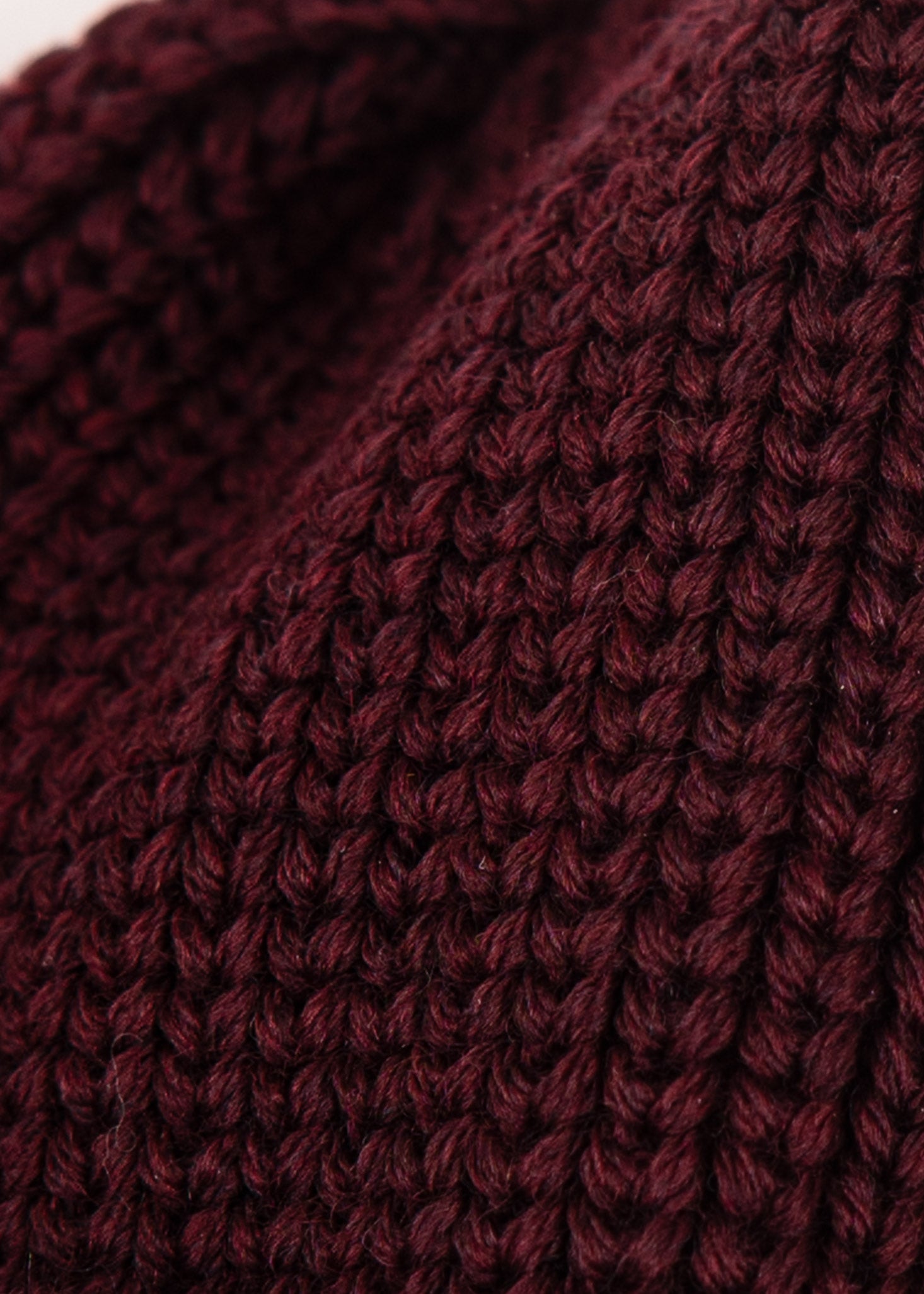 Merinowollmütze LUAN Bordeaux