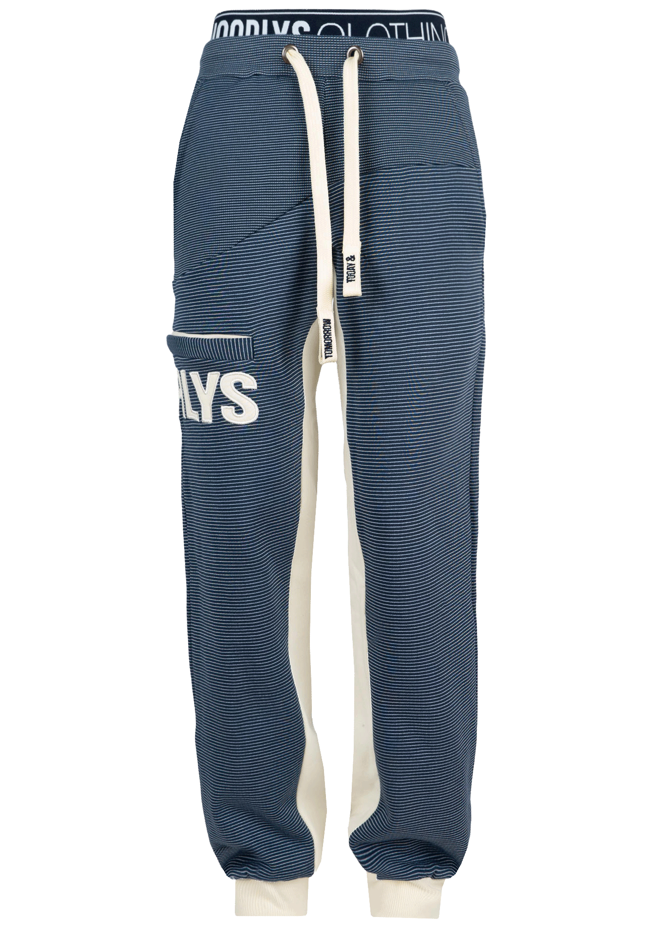 Jogginghose SUNDAG MarineStriped/PearledIvory