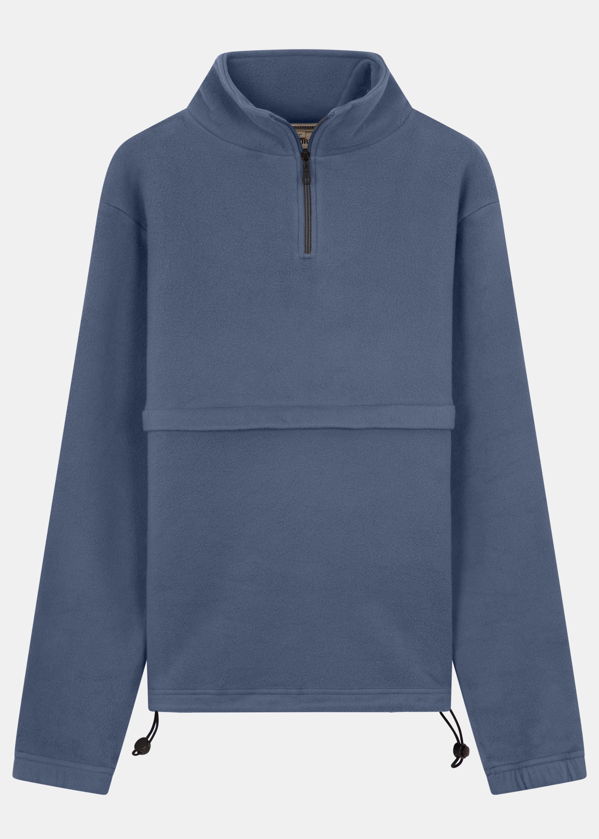 Baumwoll-Fleece-Sweater RAUK DenimBlue