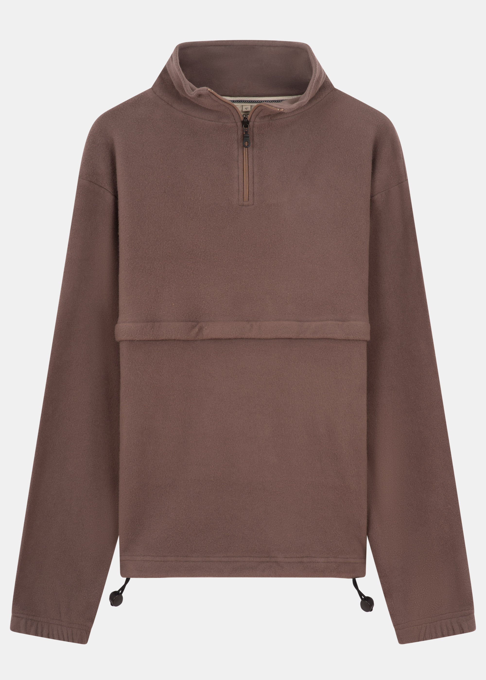 Baumwoll-Fleece-Sweater RAUK DustyBrown