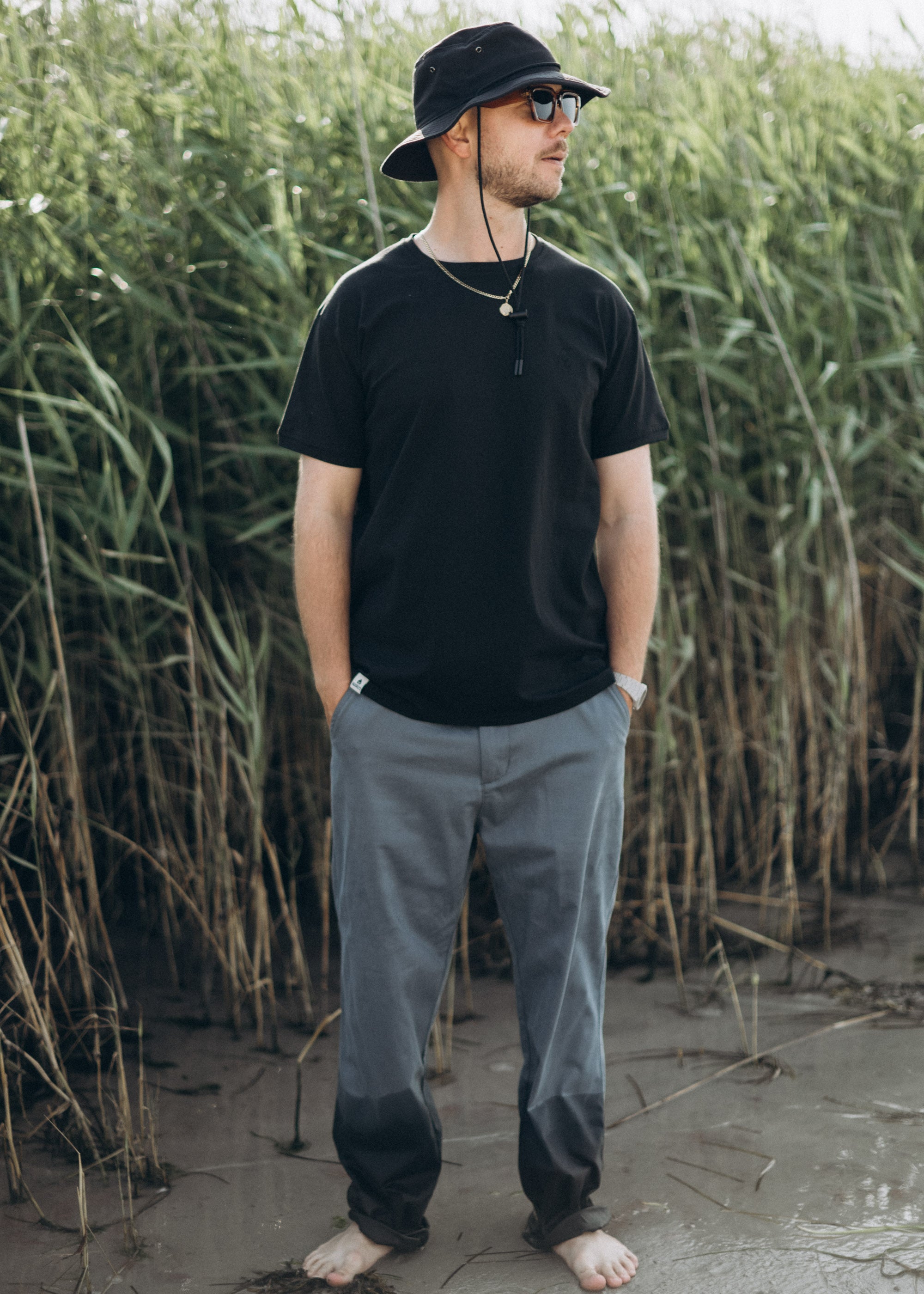 Unser Model Jonas ist <strong>184 cm</strong> groß und trägt <strong>Größe XL</strong>.#