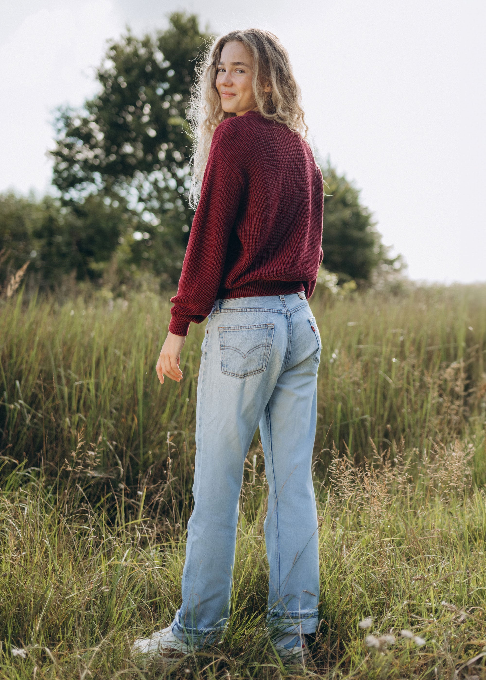 Strickjacke ANNALOTTA CabernetRed