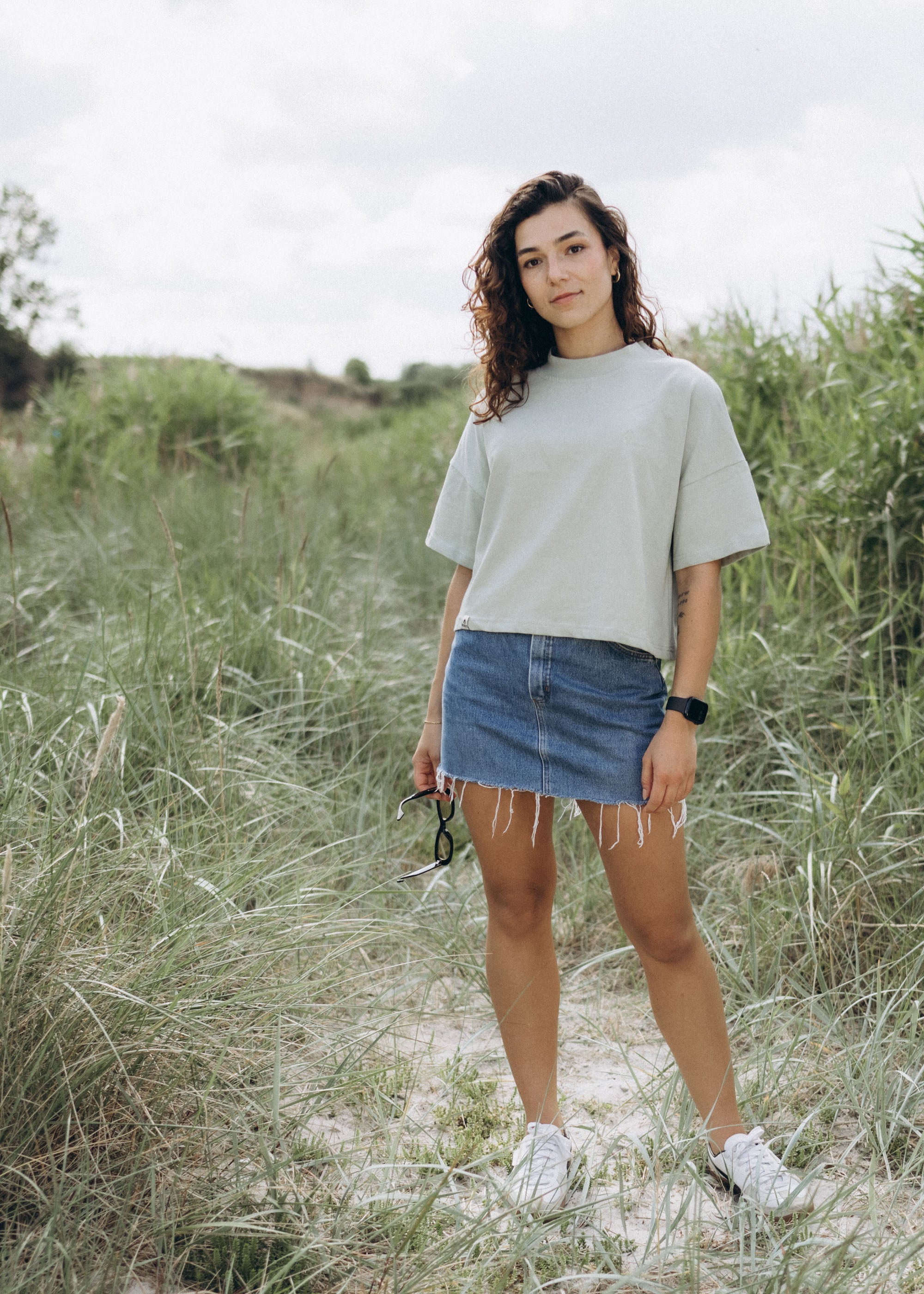 Unser Model Acelya ist <strong>173 cm</strong> groß und trägt <strong>Größe S</strong>.#