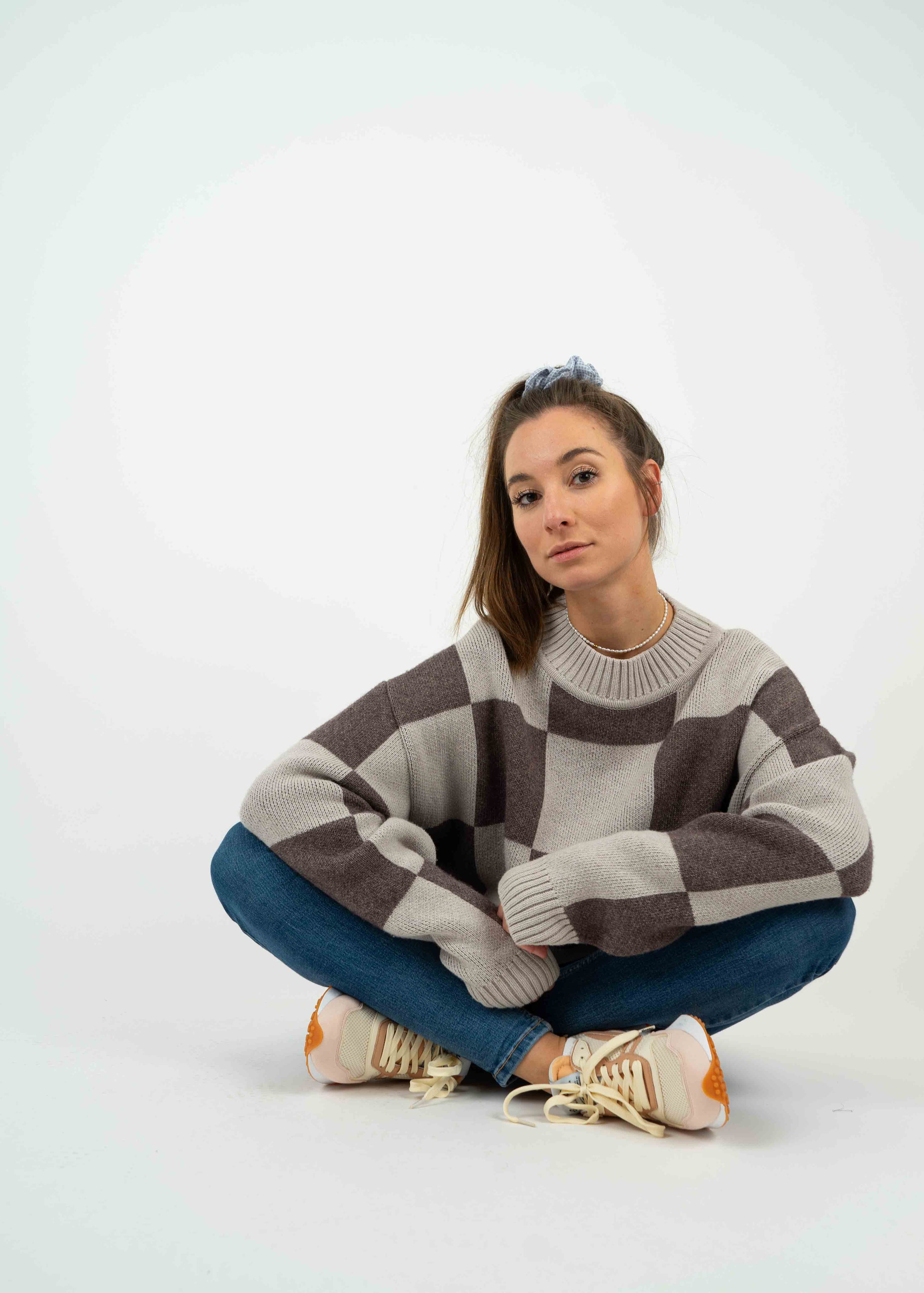 Unser Model Katy ist <strong>168 cm</strong> groß und trägt <strong>Größe S</strong>.#
