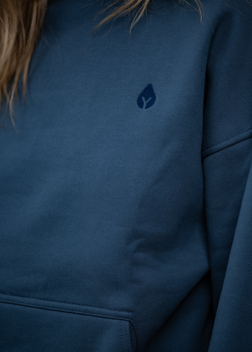 Cropped Heavy-Sweat Hoodie SWOOR DarkSlate