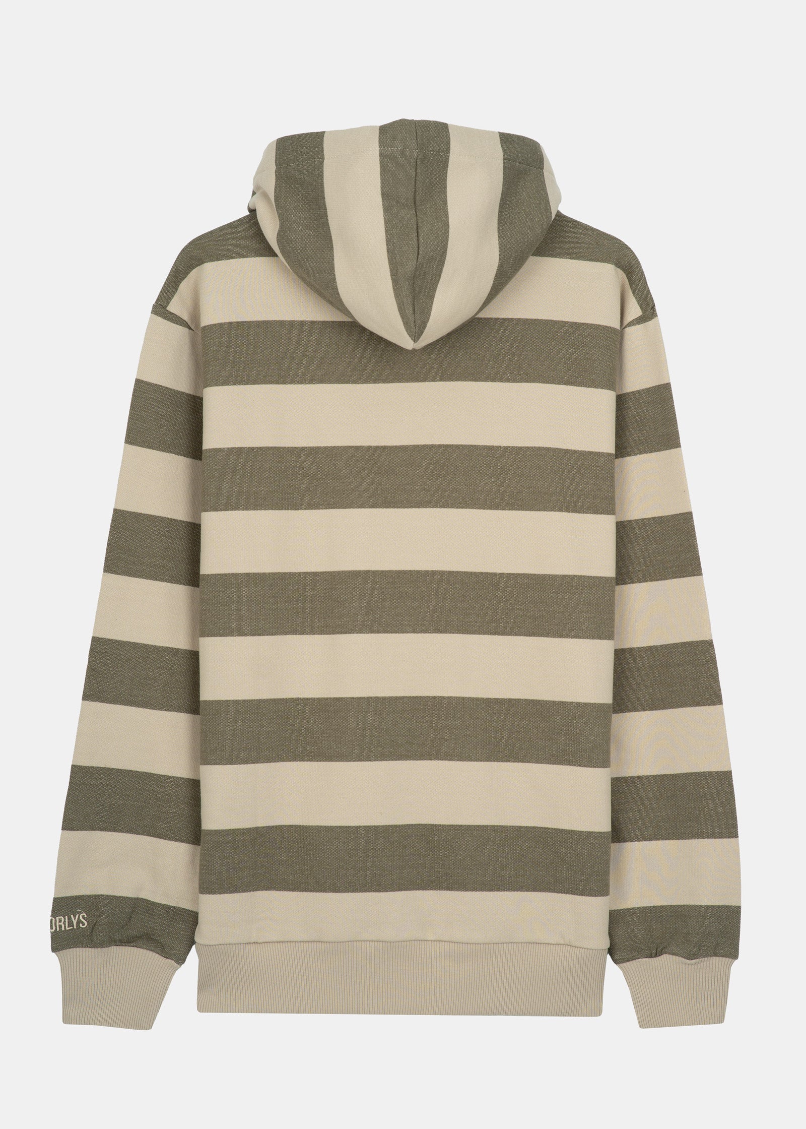 Brown fashion striped hoodie