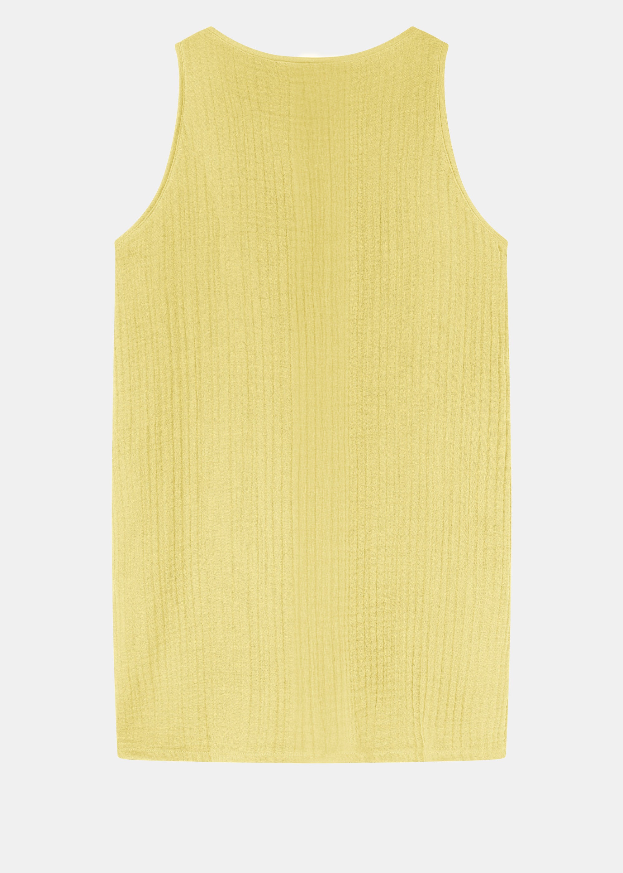 Musselin-Kleid HERMOSA Limonenschein