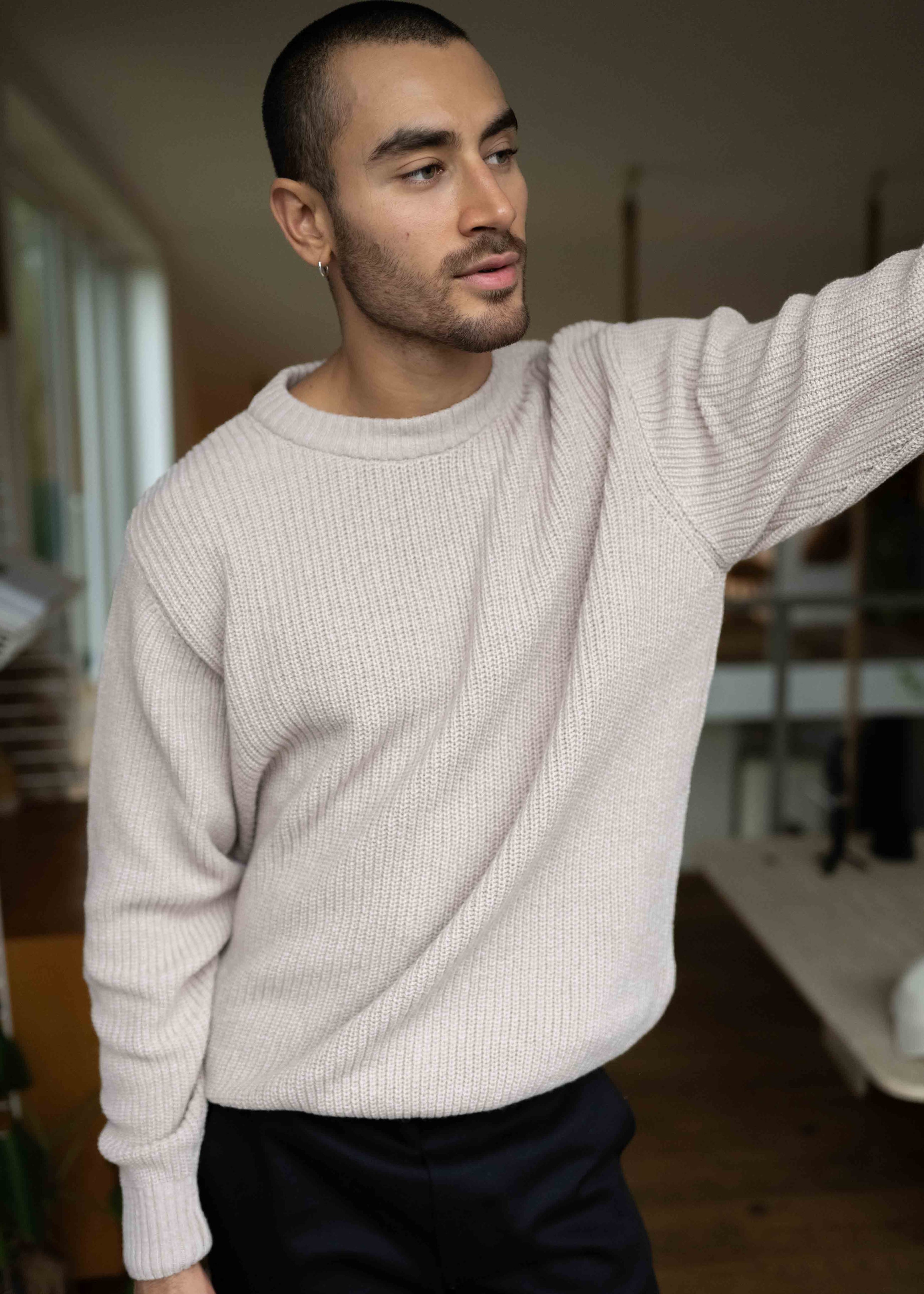 Strickpullover SLICHT OysterGrey