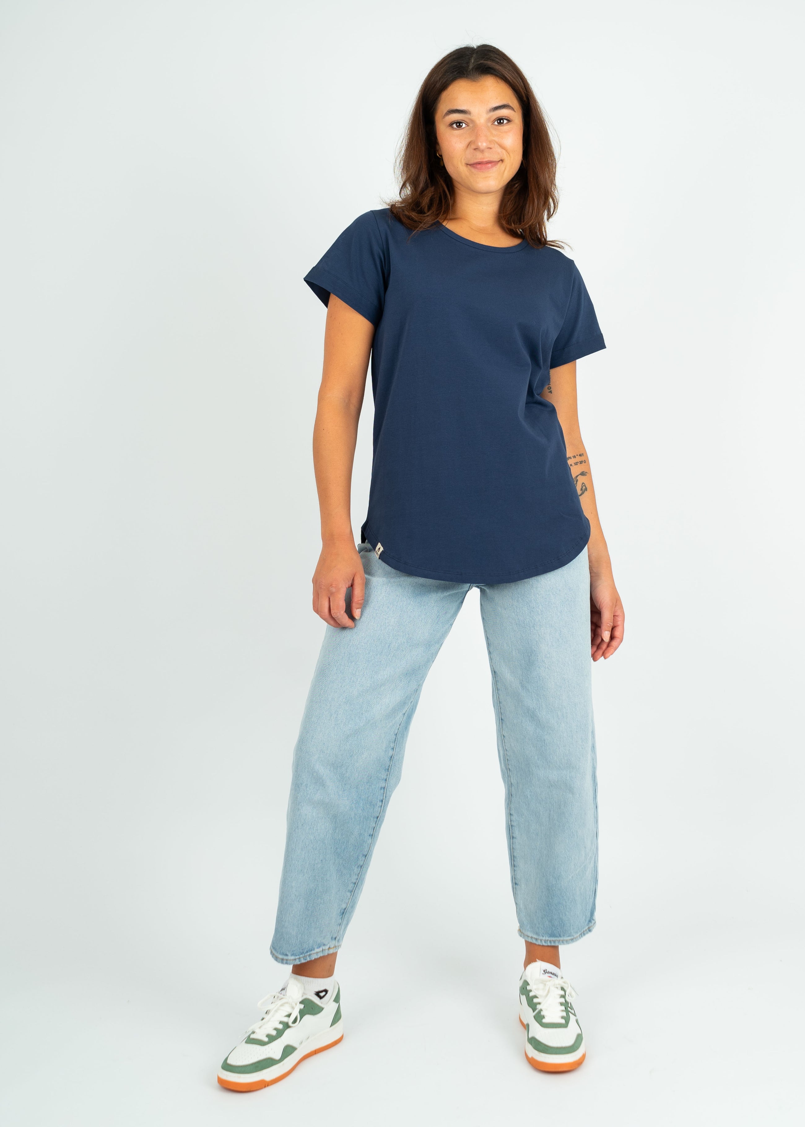 Unser Model Acelya ist <strong>173 cm</strong> groß und trägt <strong>Größe S</strong>.#
