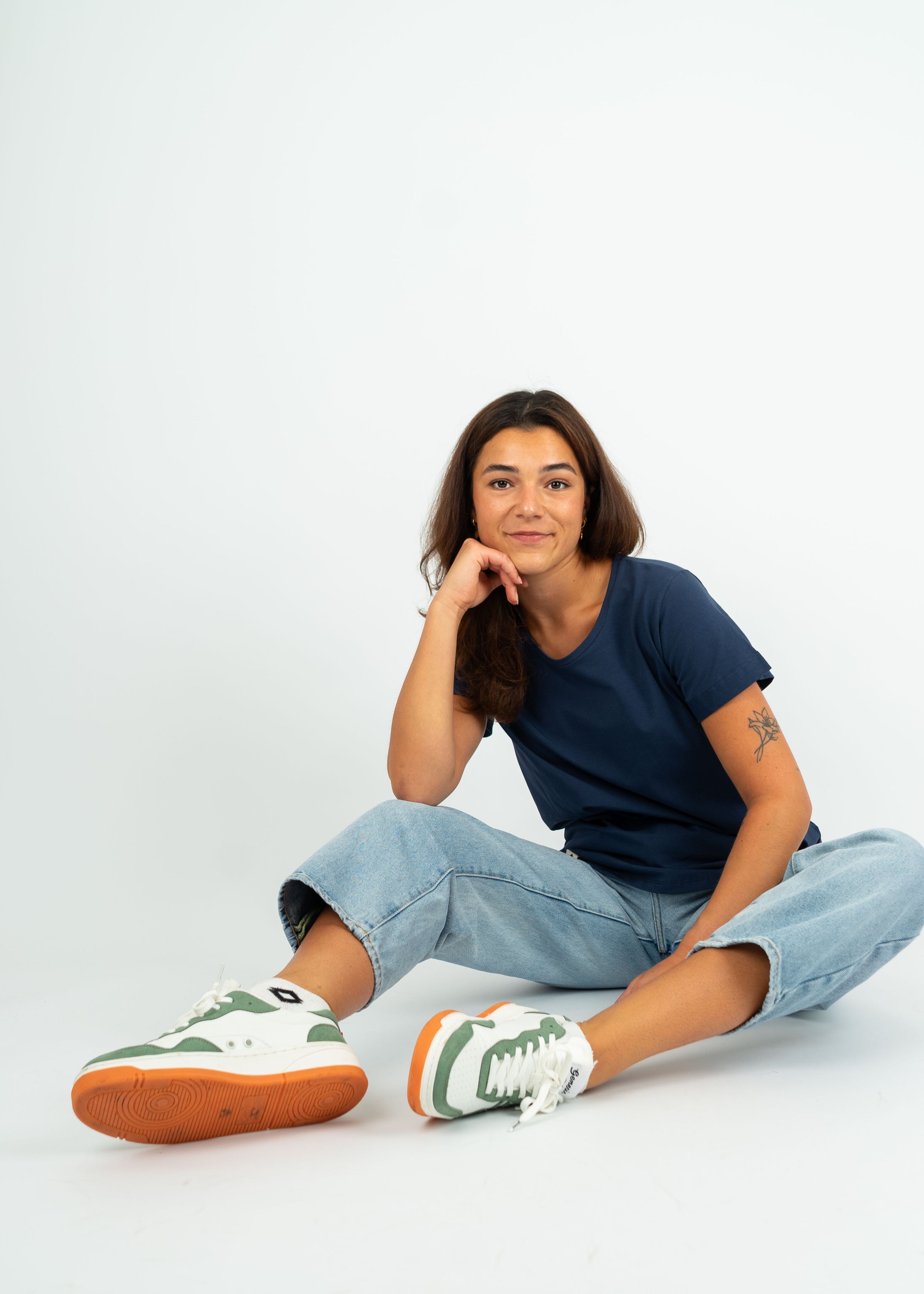 Unser Model Acelya ist <strong>173 cm</strong> groß und trägt <strong>Größe S</strong>.#