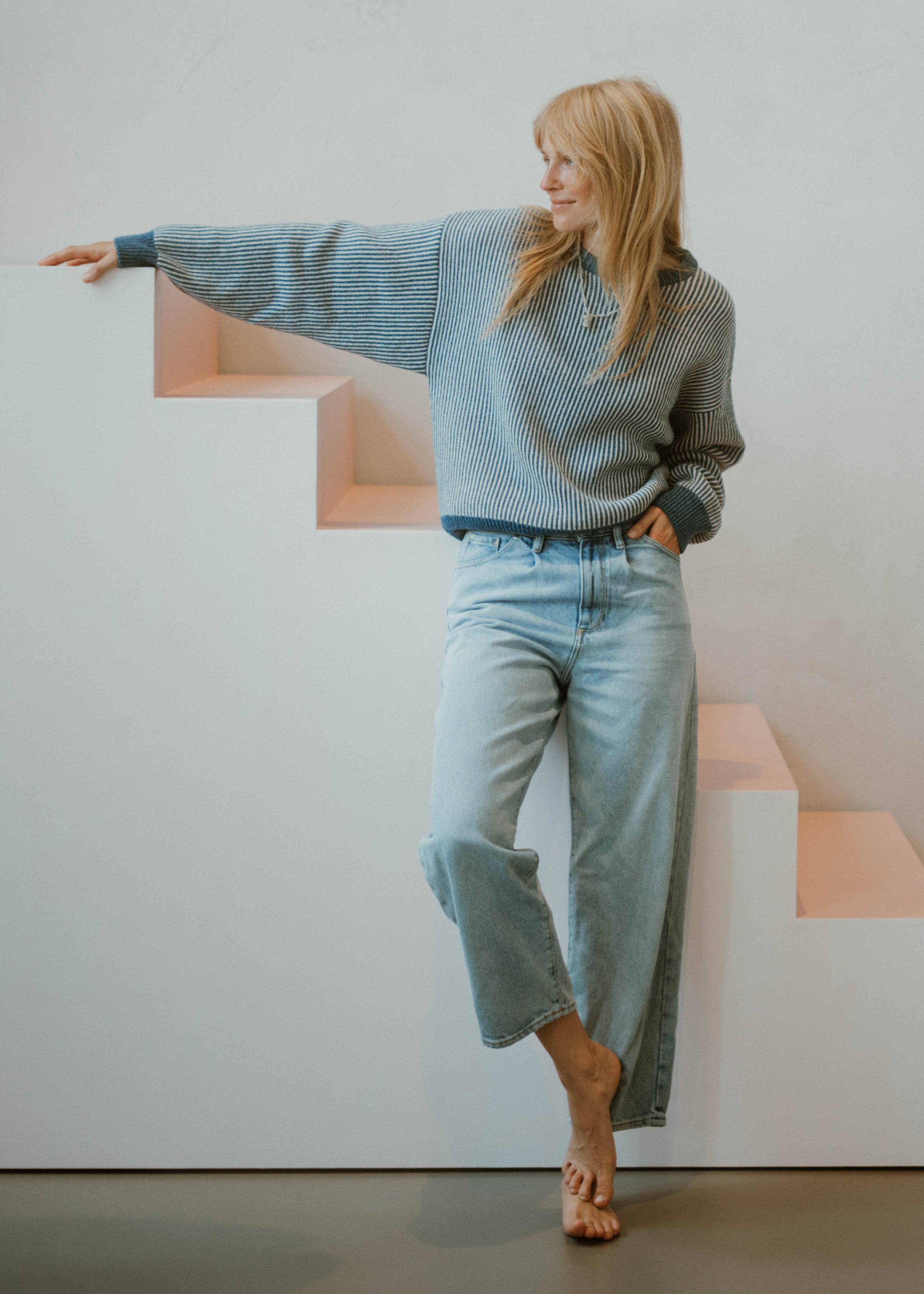 Unser Model Lisa ist <strong>178 cm</strong> groß und trägt <strong>Größe S</strong>.#