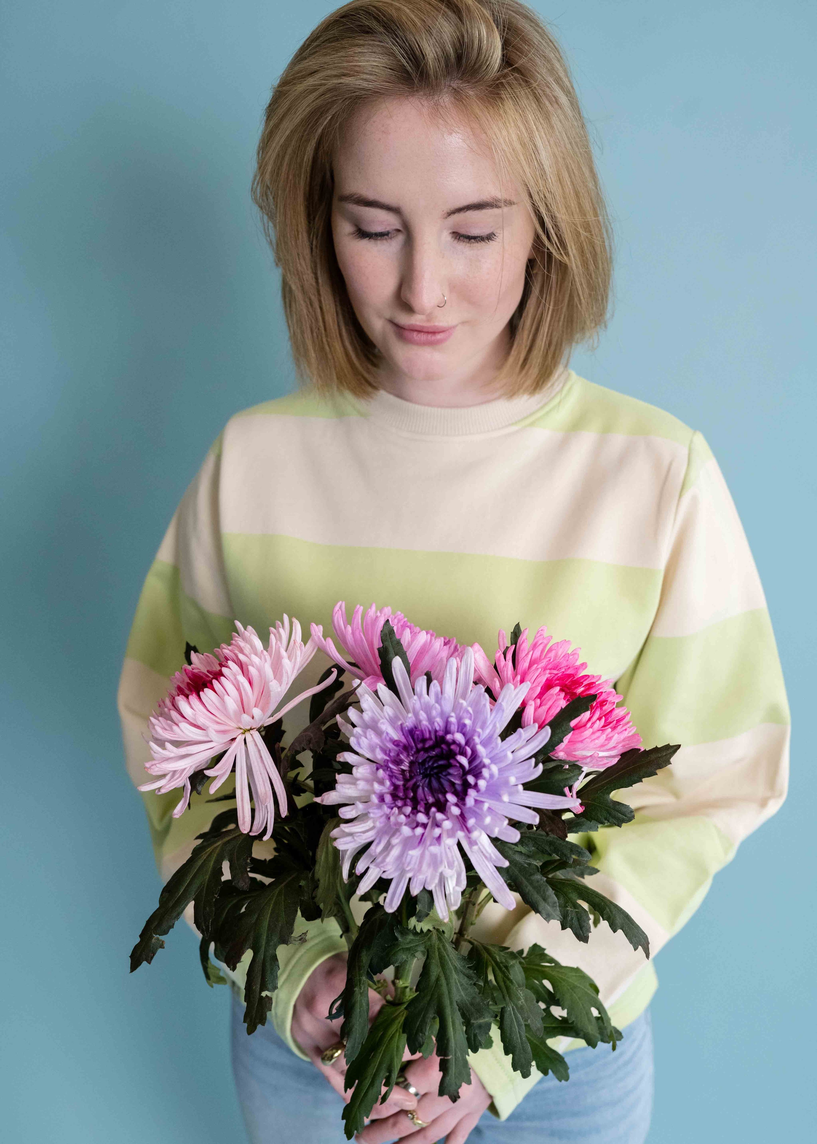 Unser Model Lea ist <strong>171 cm</strong> groß und trägt <strong>Größe M</strong>.#