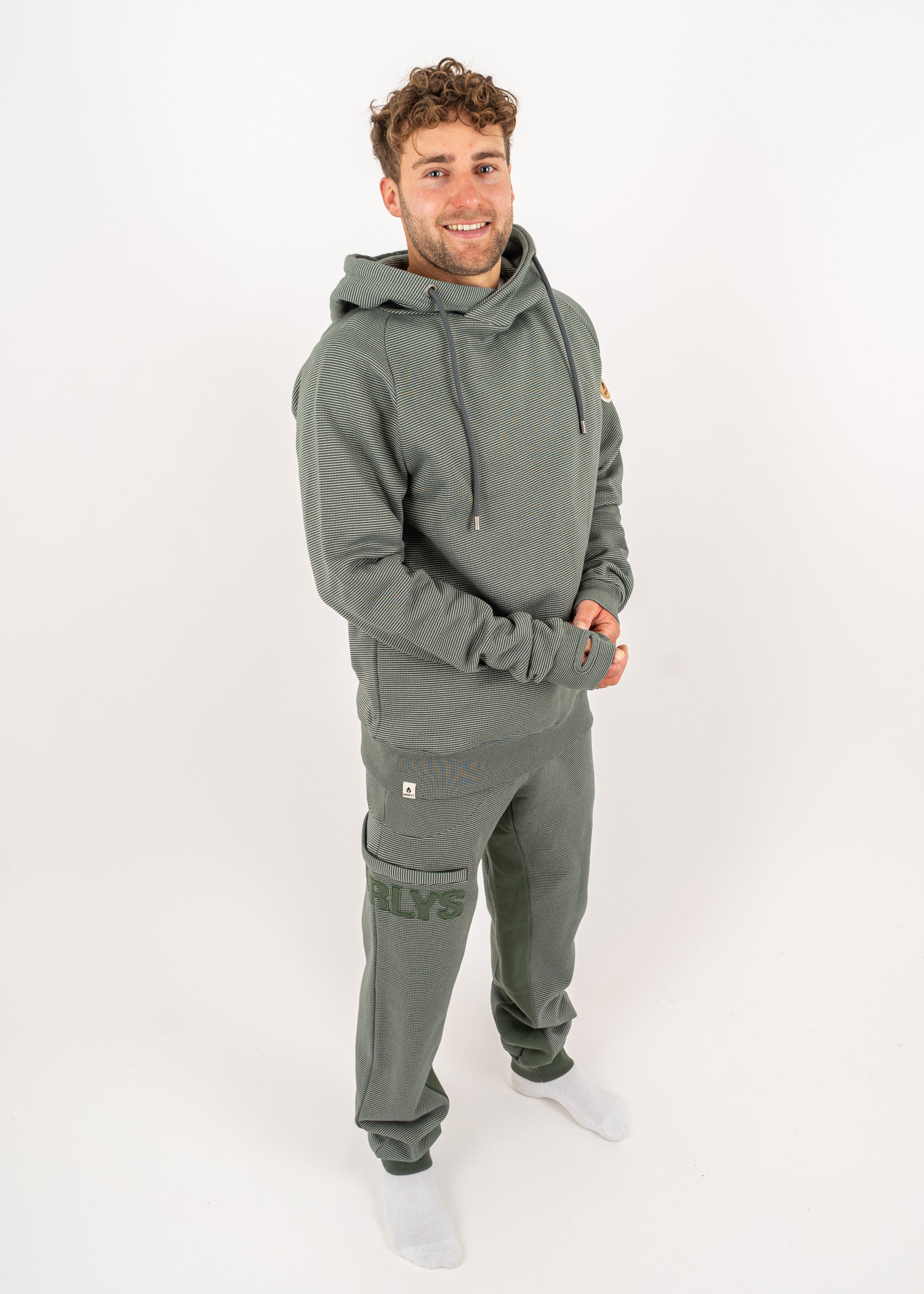 Bündel Hoodie COVA & Jogginghose SUNDAG ThymeStriped