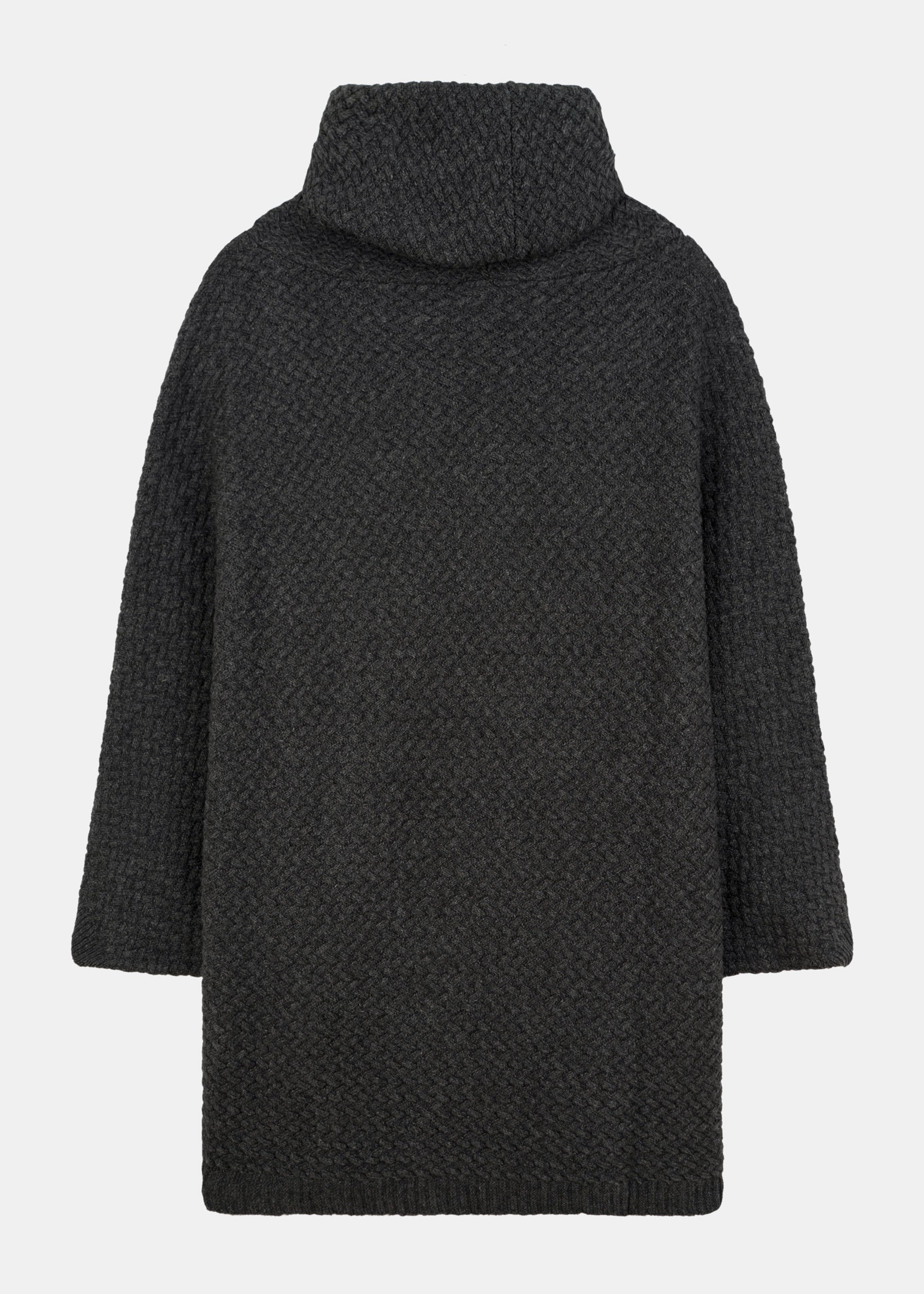 Strick-Poncho MUUS Anthracite