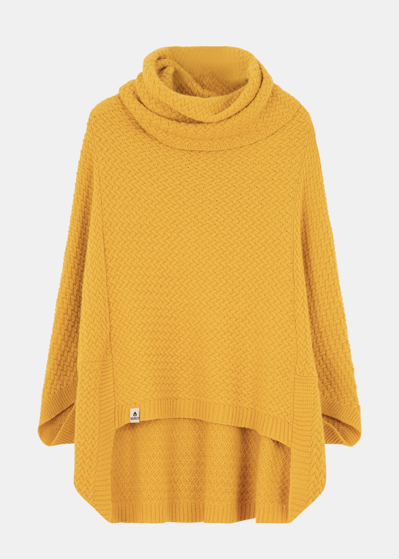 Strick-Poncho MUUS HoneyGold