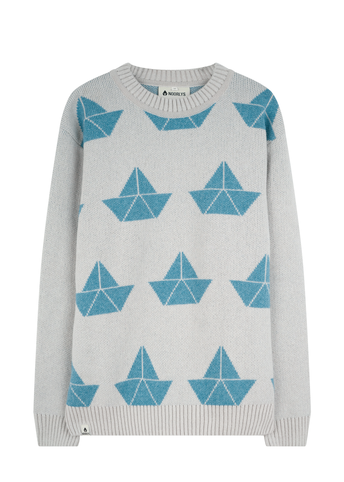 Knit sweater BÖNK OysterGrey
