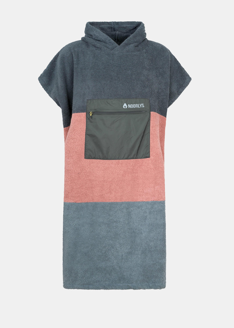 Kinder-Surf-Poncho TREE Anthracite/Rose/Stormy