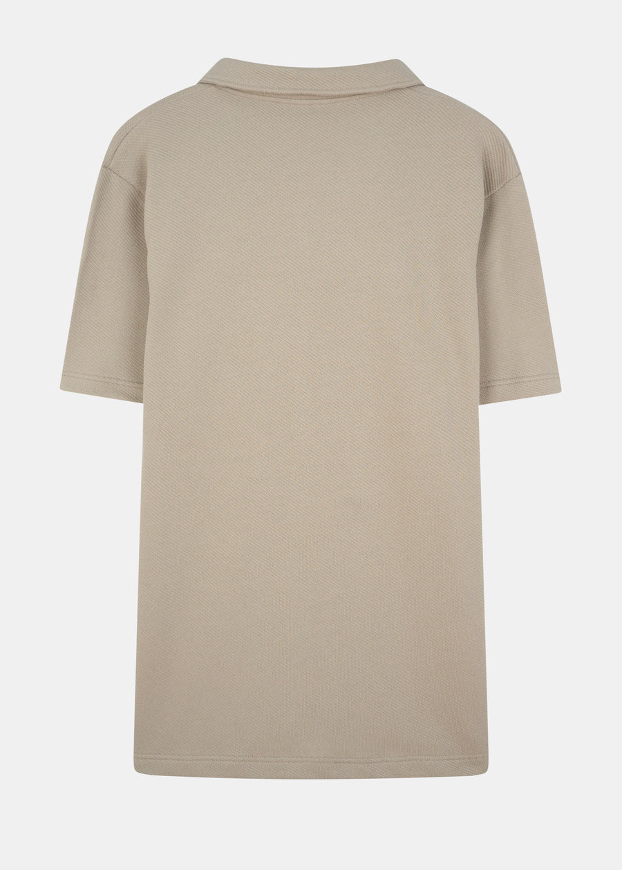Piqué-T-Shirt LASSE SmokeGrey