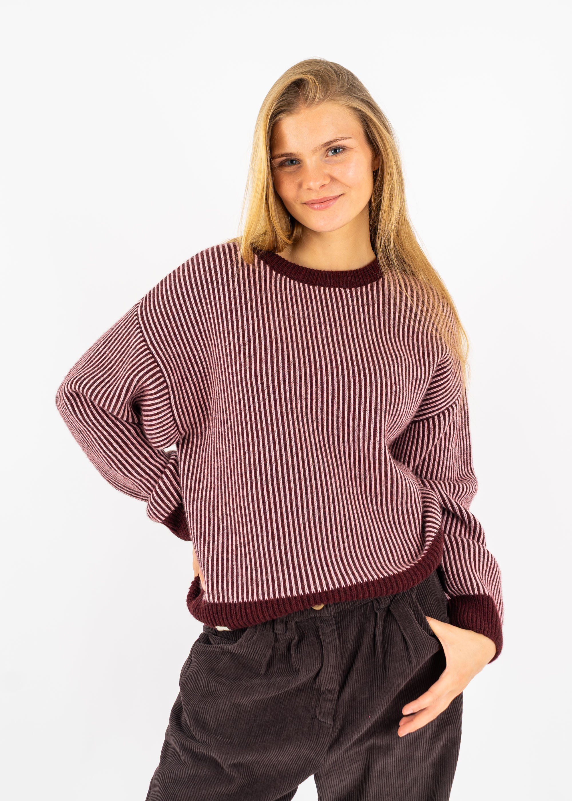 Unser Model Maike ist <strong>176 cm</strong> groß und trägt <strong>Größe S</strong>.#