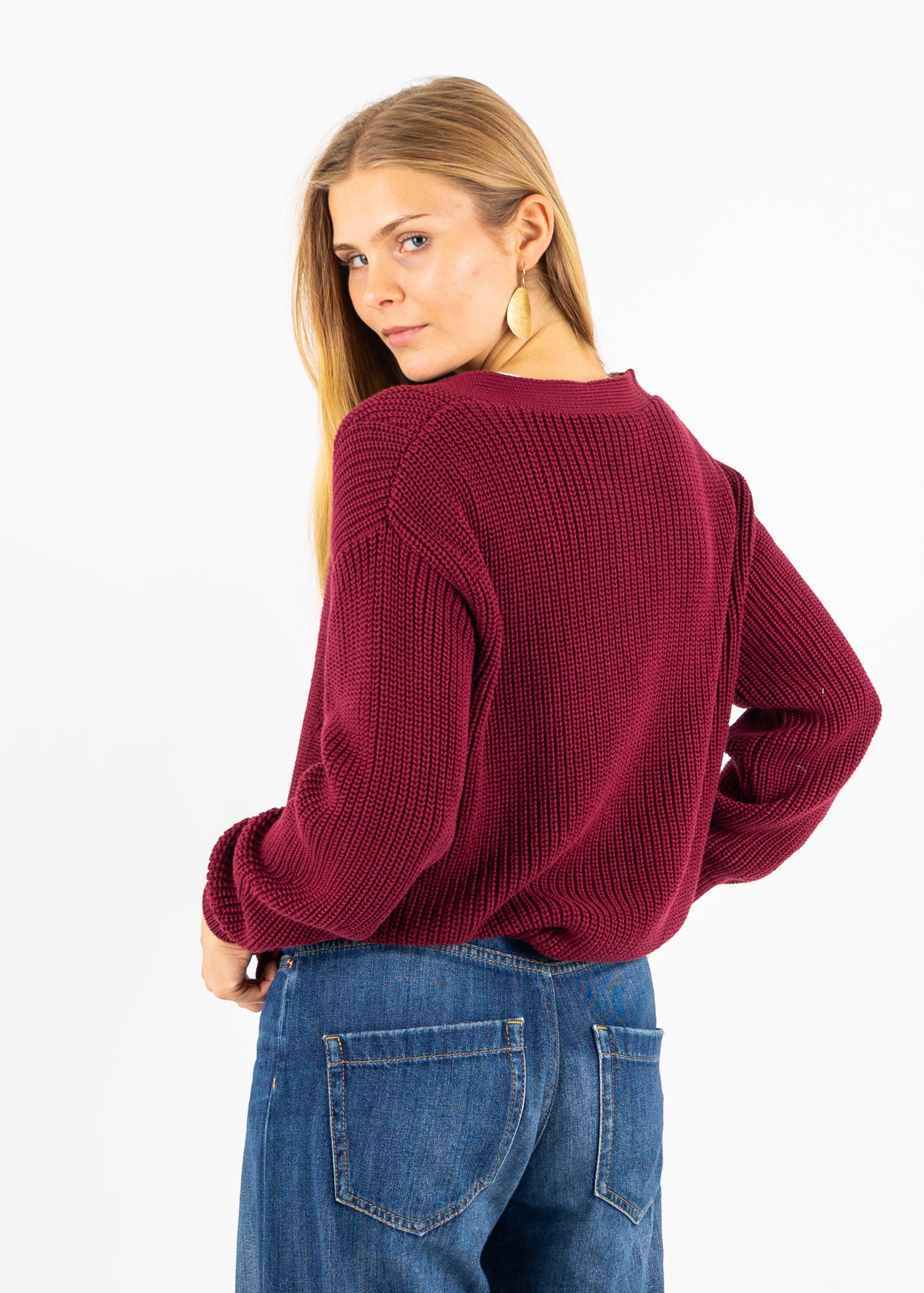 Unser Model Maike ist <strong>176 cm</strong> groß und trägt <strong>Größe S</strong>.#