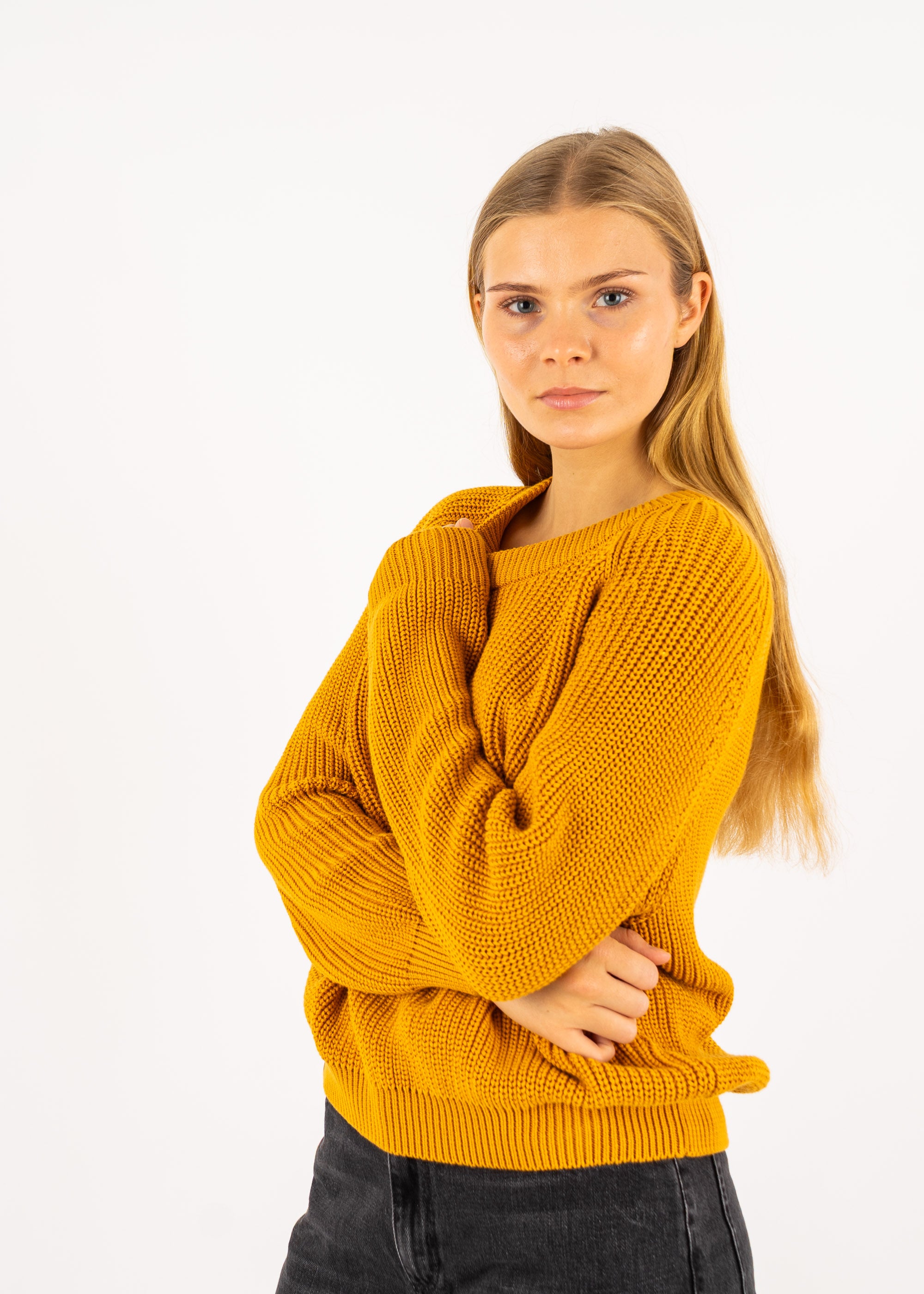 Unser Model Maike ist <strong>176 cm</strong> groß und trägt <strong>Größe S</strong>.#