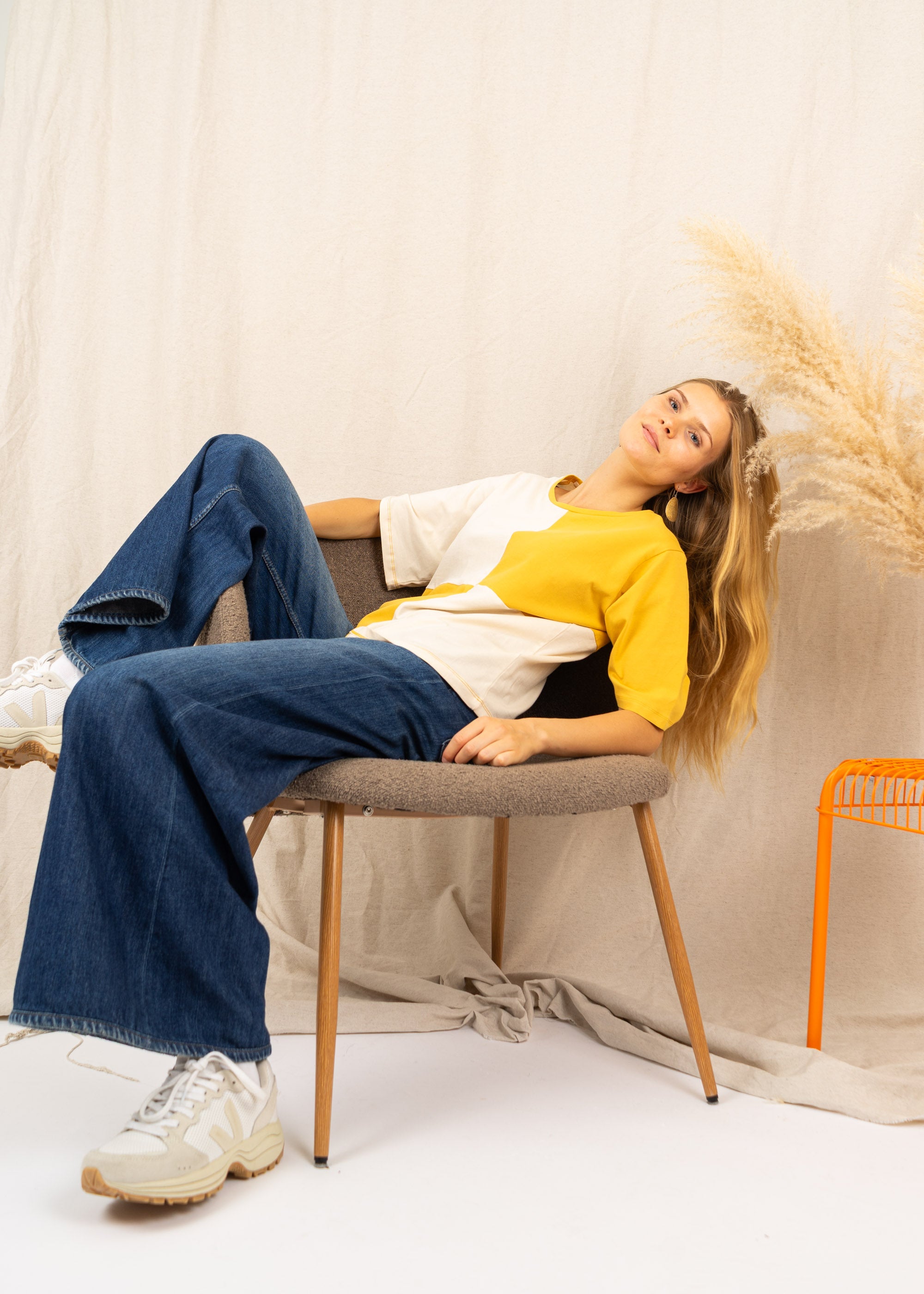 Unser Model Maike ist <strong>176 cm</strong> groß und trägt <strong>Größe S</strong>.#