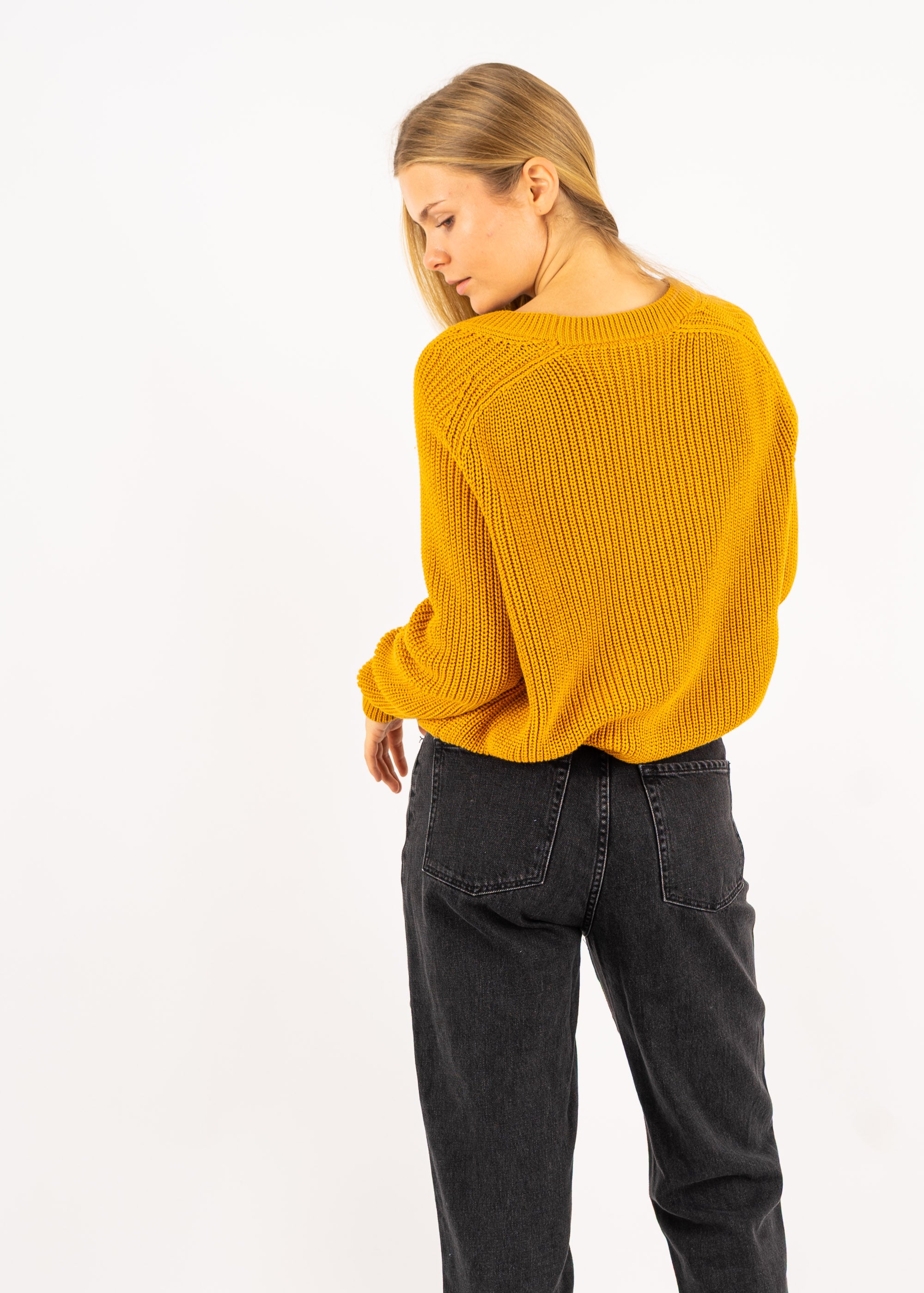 Unser Model Maike ist <strong>176 cm</strong> groß und trägt <strong>Größe S</strong>.#