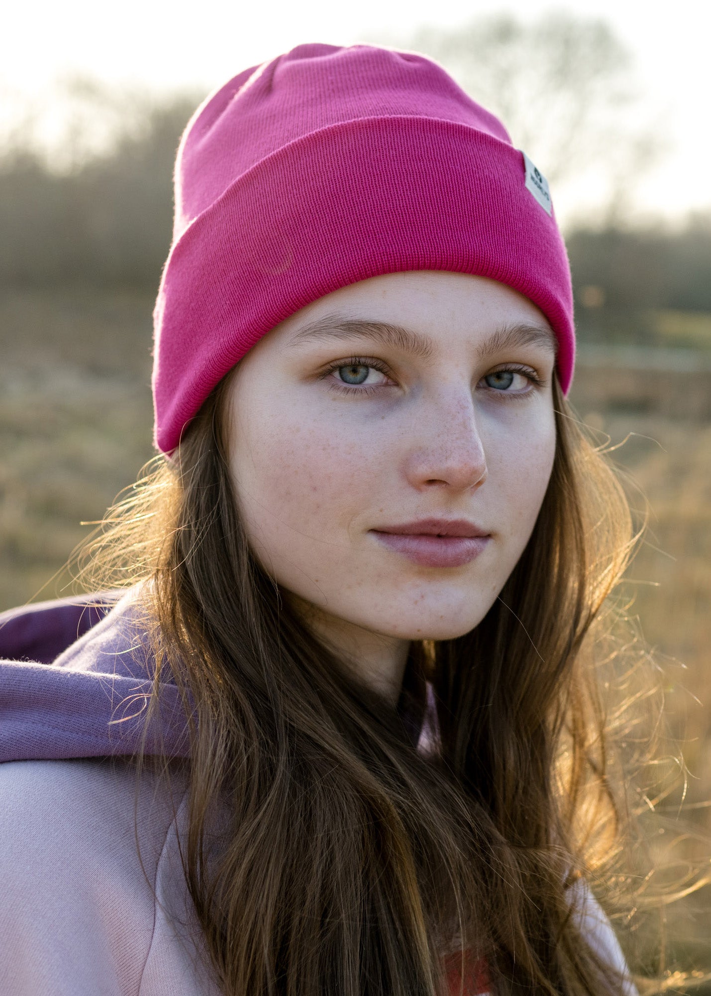 Baumwollmütze FRITZI Fuchsia