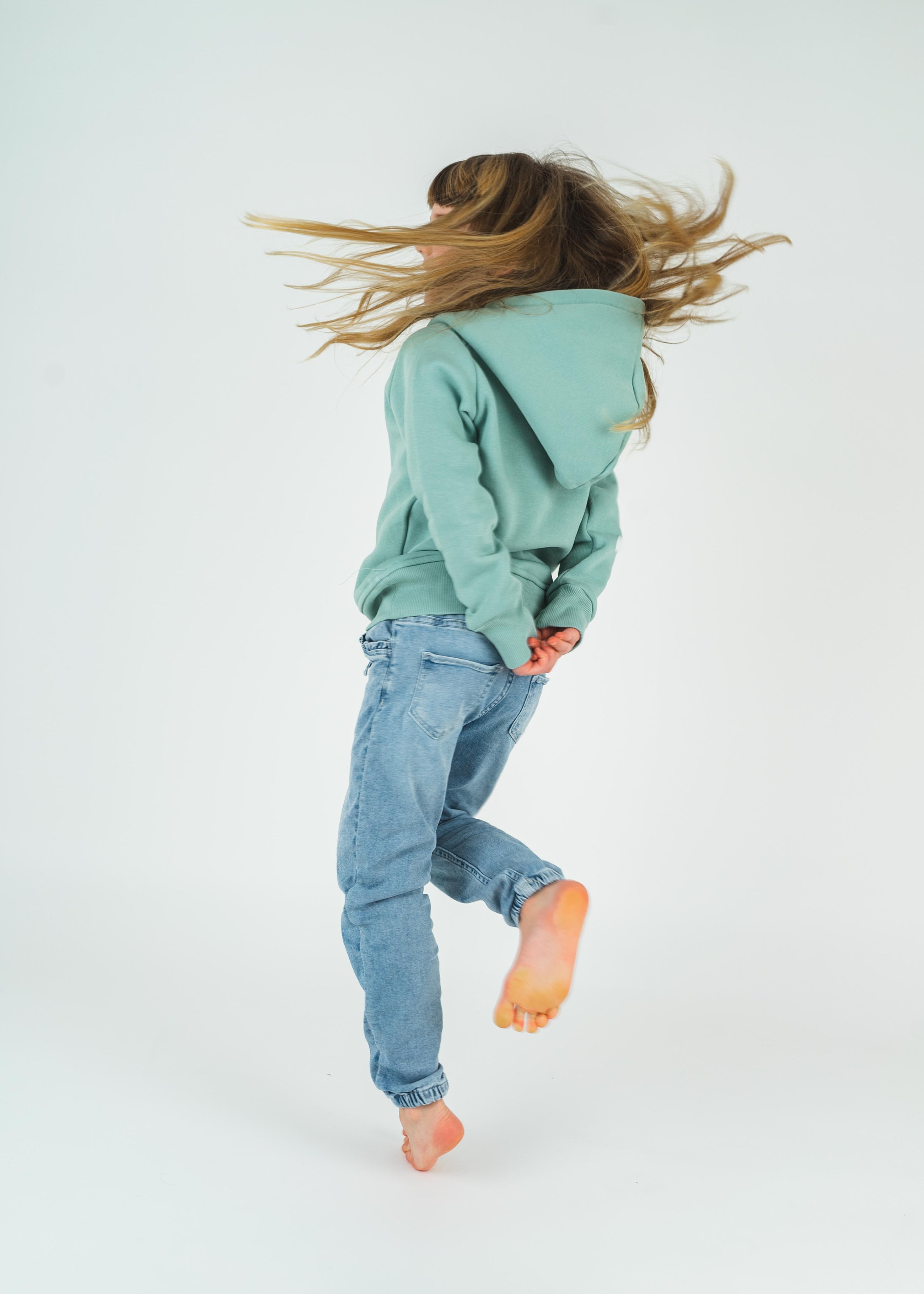 Unser Model Paulina ist <strong>108 cm</strong> groß und trägt <strong>Größe 110-116</strong>.#