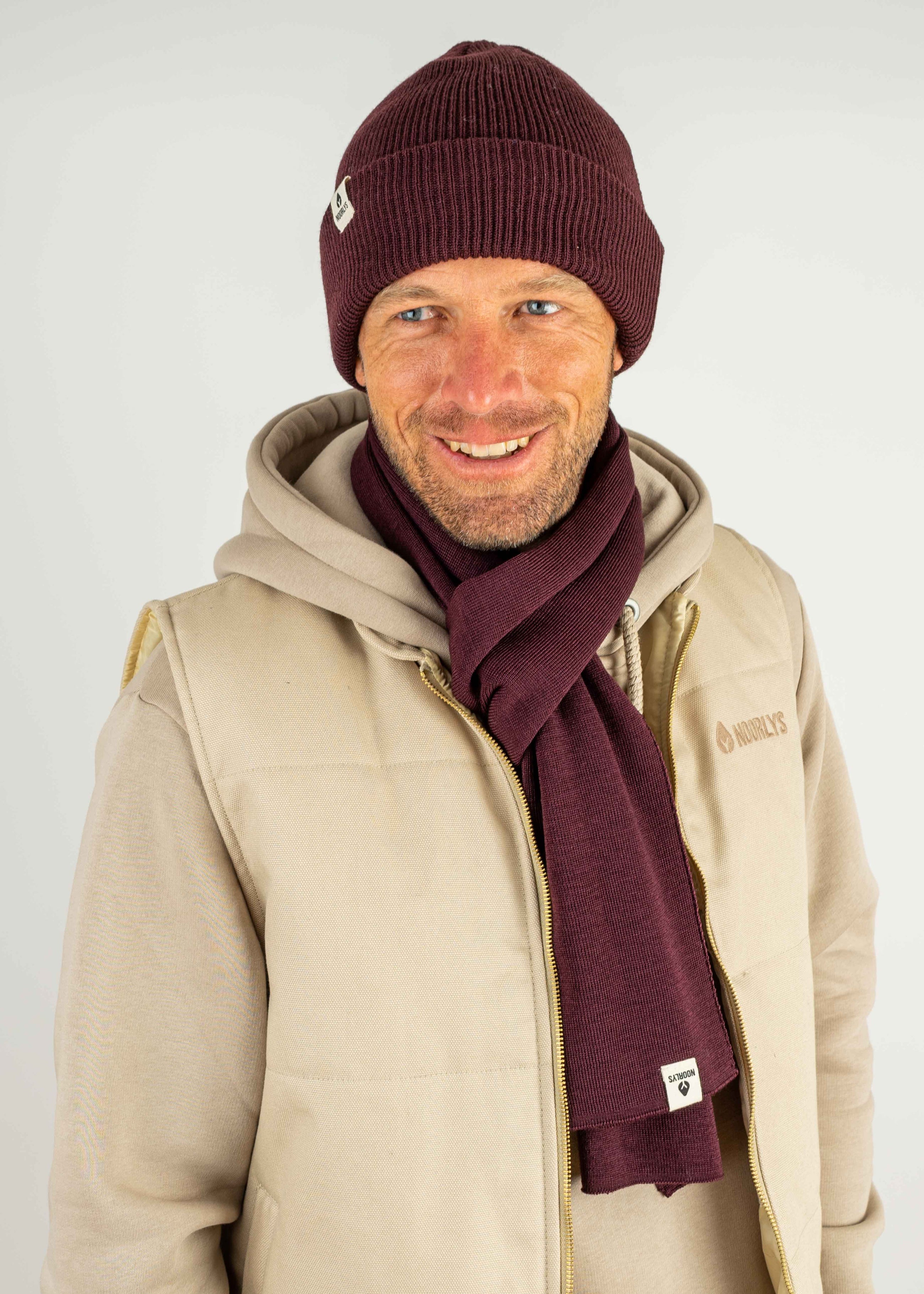 Wollmütze TOMKE Bordeaux