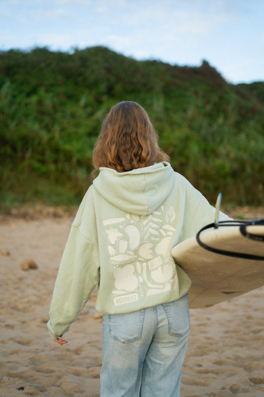 Heavy-Sweat Hoodie PUNDIG DesertSage/PearledIvory