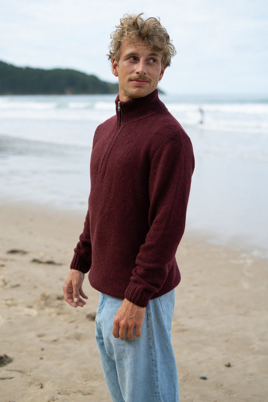 Strickpullover MOODSK Plum
