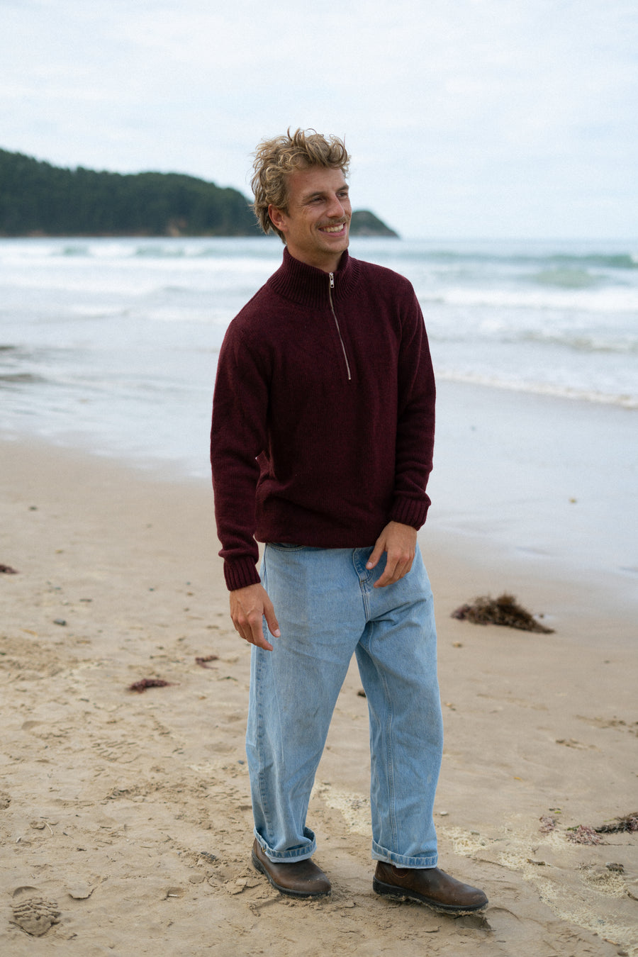 Strickpullover MOODSK Plum