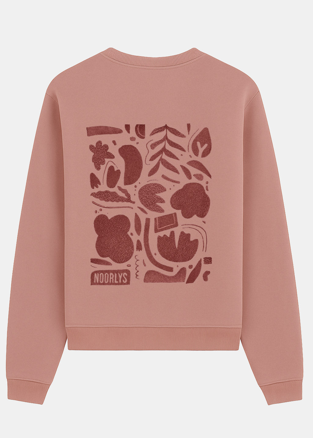 Boxy Heavy-Sweat Sweater PUNDIG DustyRose/Marsala