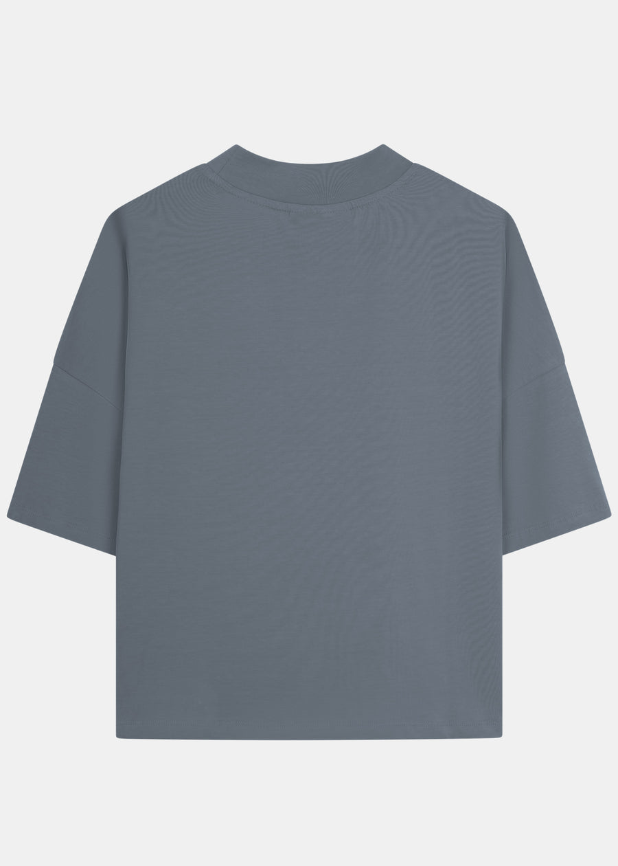 Basic Heavy T-Shirt PUNDA StormyWeather/PersianViolet