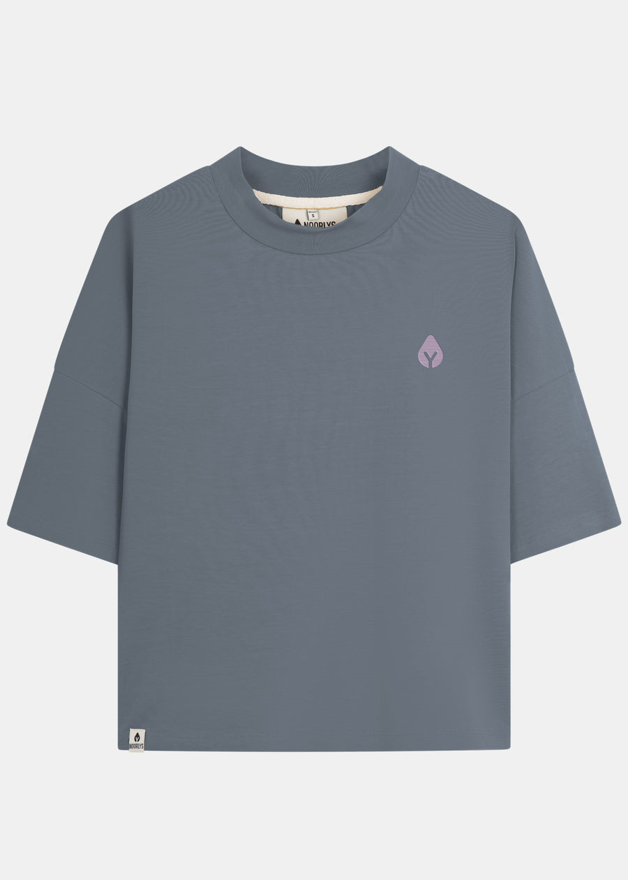 Basic Heavy T-Shirt PUNDA StormyWeather/PersianViolet