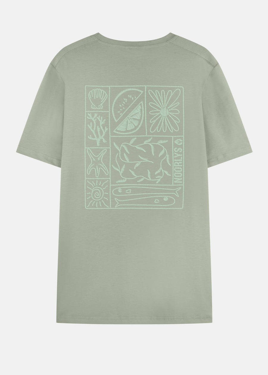 Heavy-T-Shirt ZITRUS DesertSage/CameoGreen
