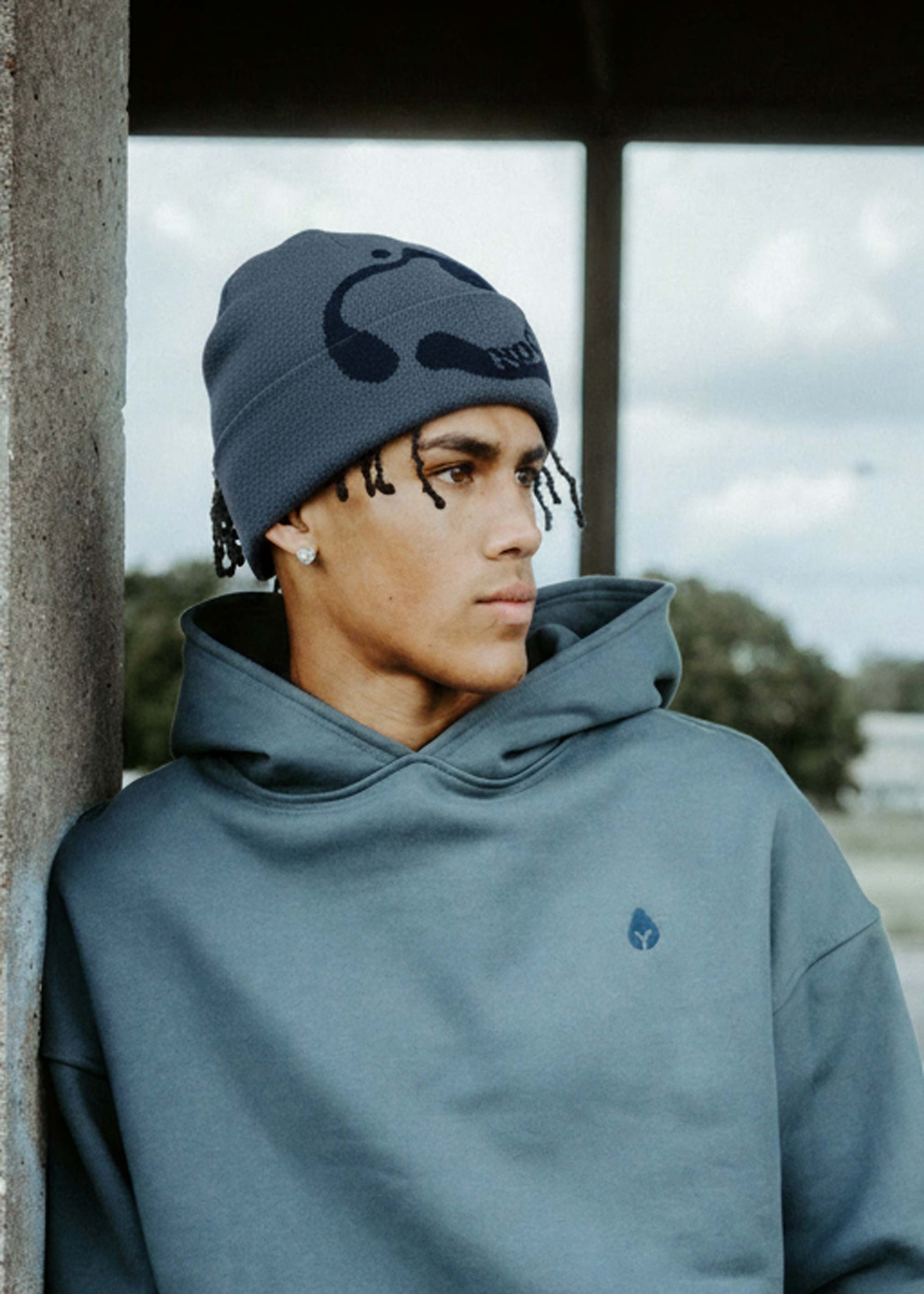 Socket-Beanie KNÖVIG BlueMirage