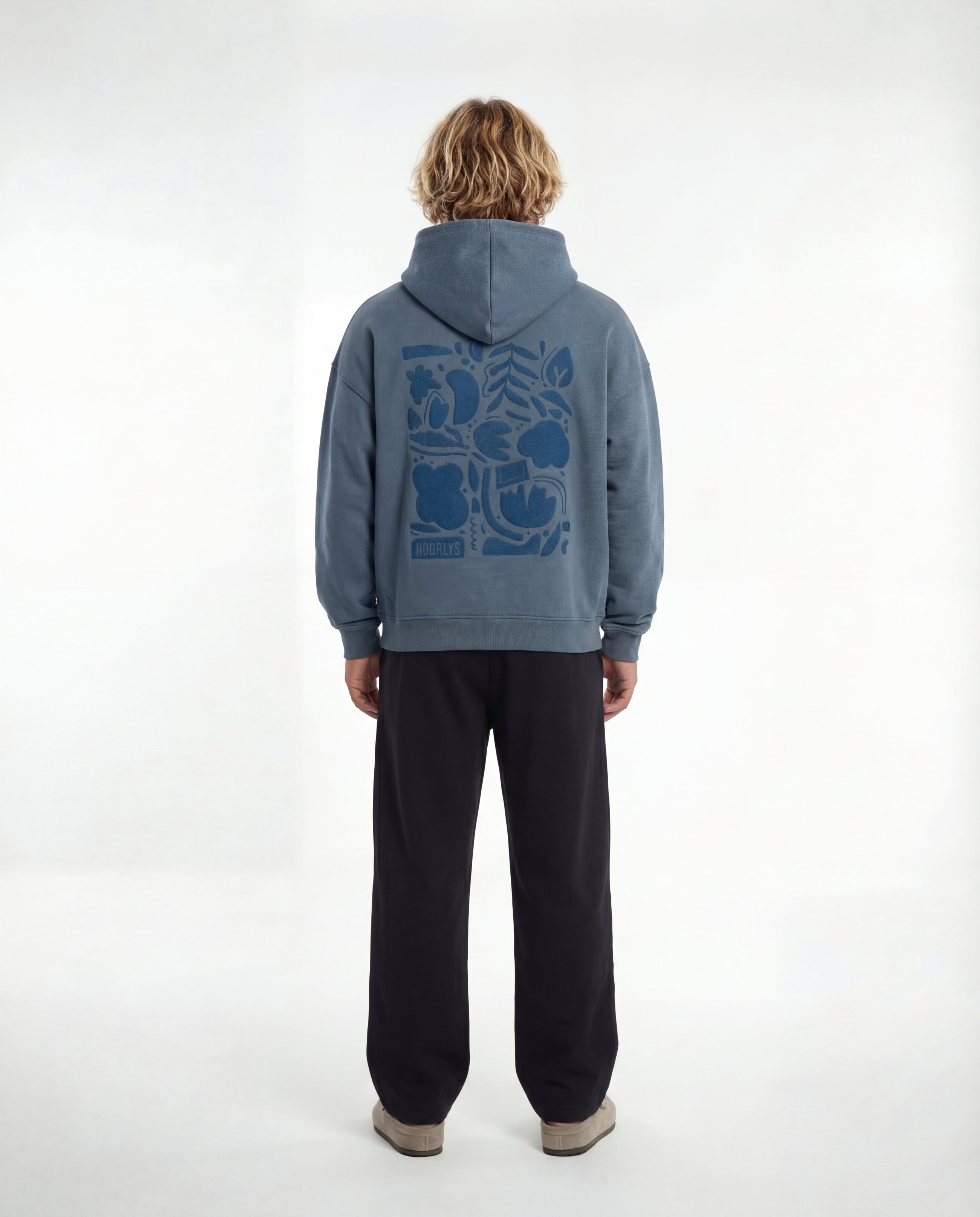 Boxy Heavy-Sweat Hoodie PUNDIG DarkSlate