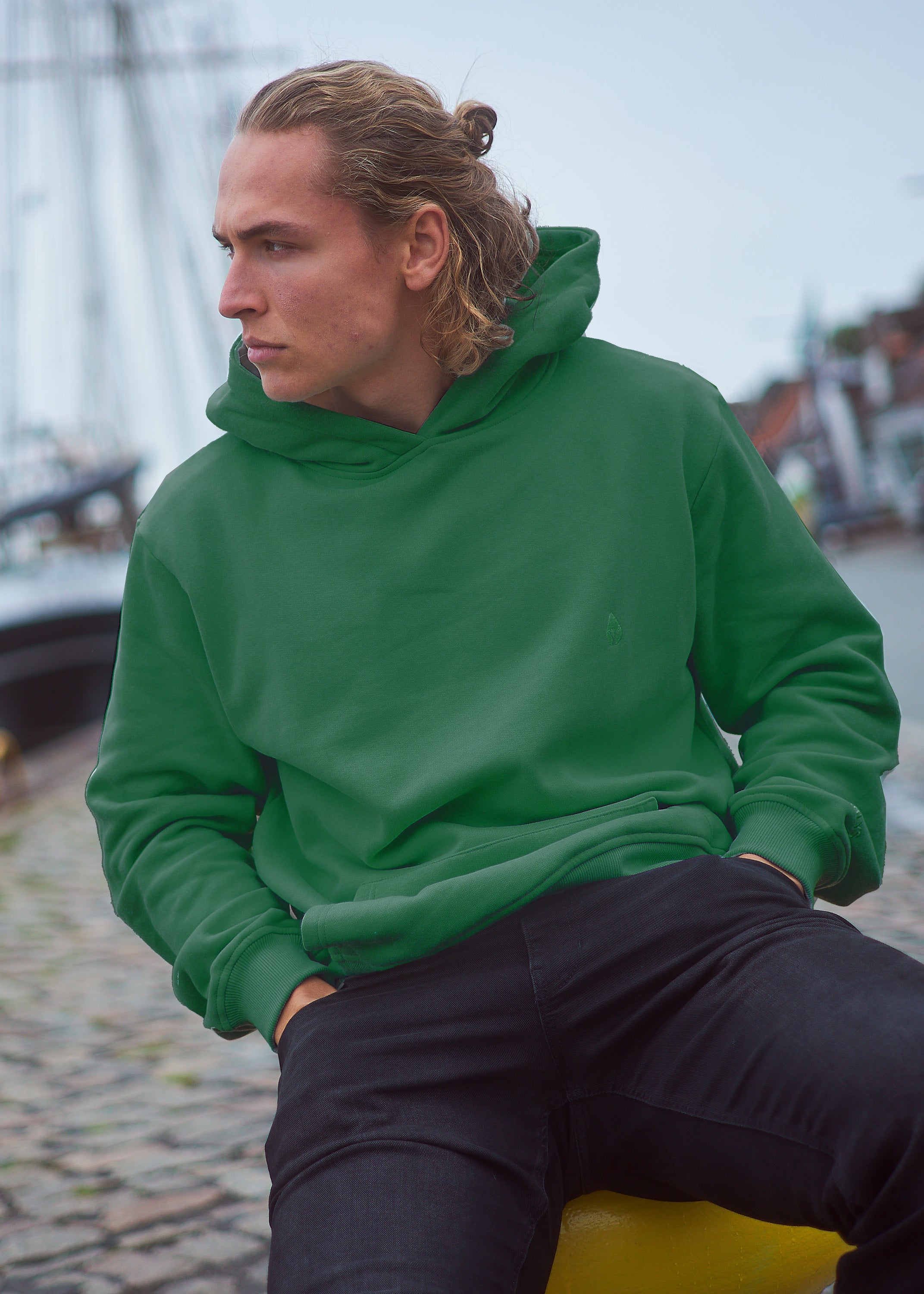 Hoodie MIKA BottledGreen