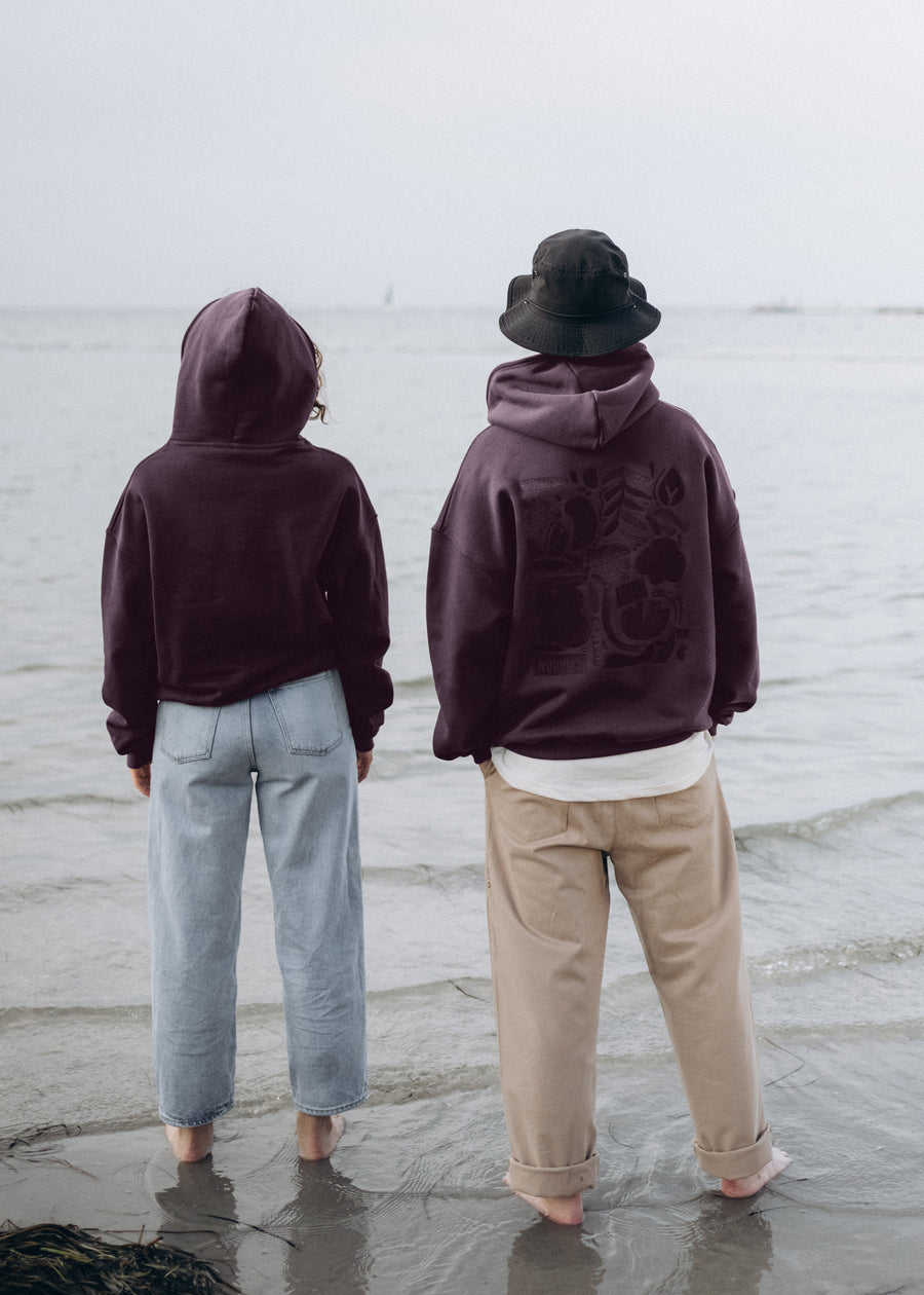 Heavy-Sweat Hoodie PUNDIG PlumPerfect