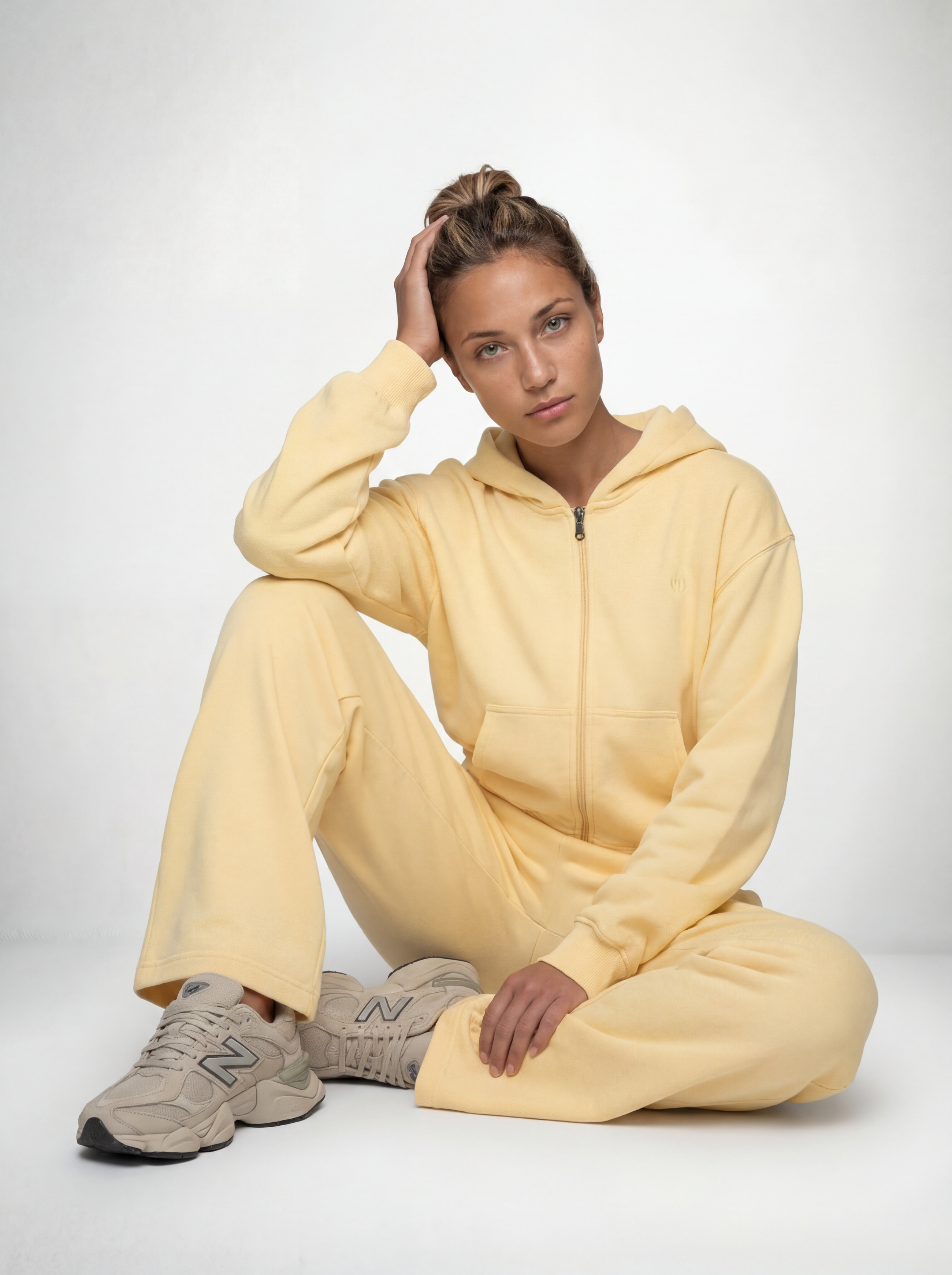 Sweatjacke WISPEL PaleBanana