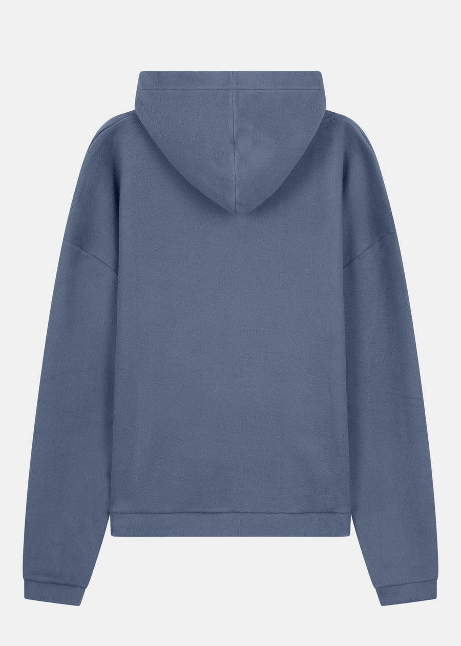 Baumwoll-Fleece-Hoodie FRÖÖS DenimBlue
