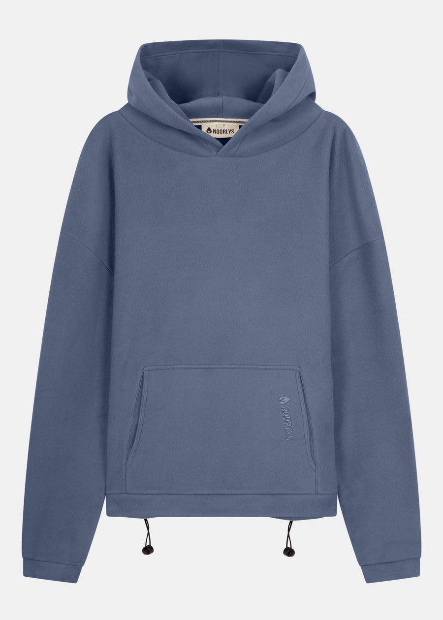 Baumwoll-Fleece-Hoodie FRÖÖS DenimBlue