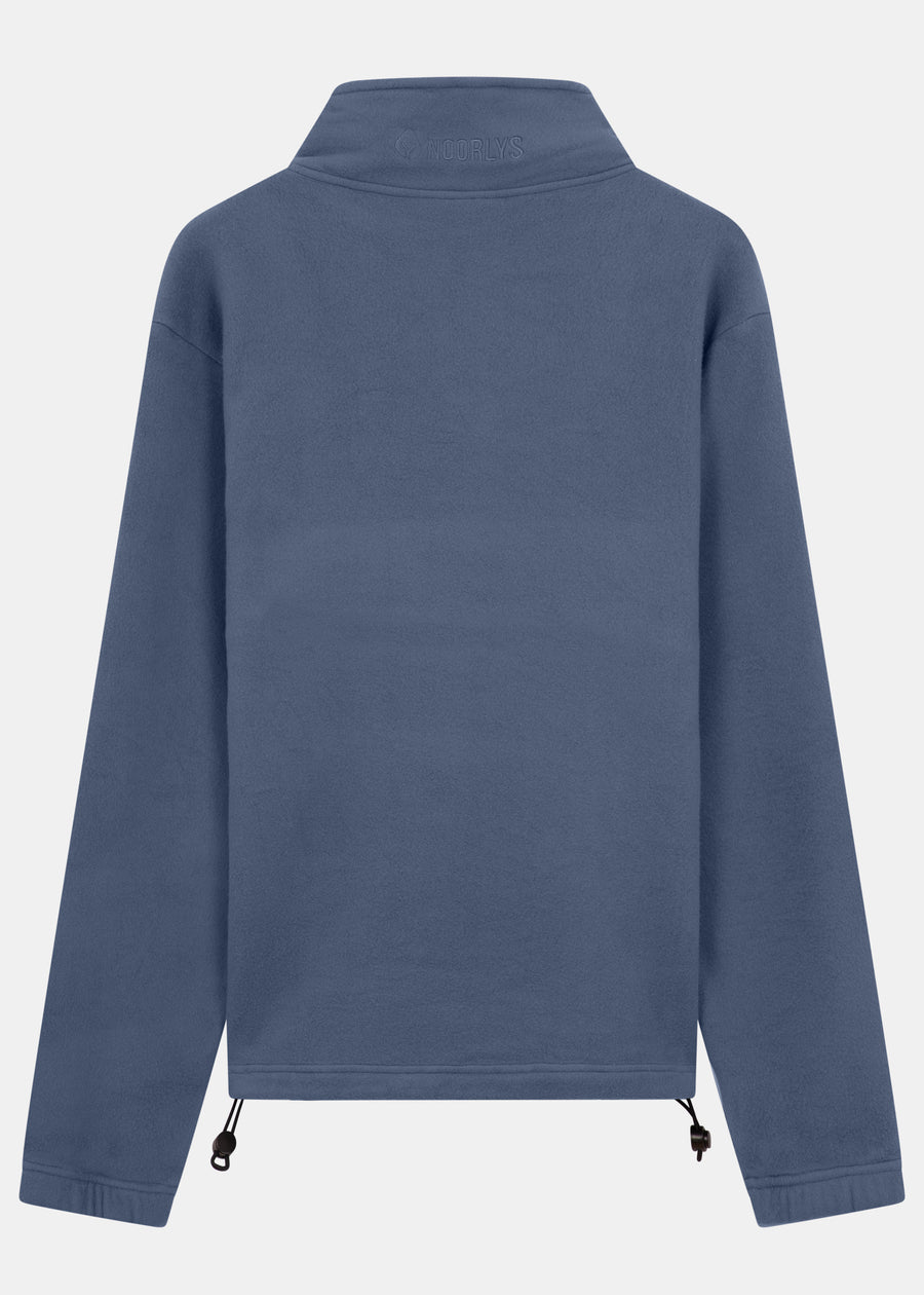 Baumwoll-Fleece-Sweater RAUK DenimBlue