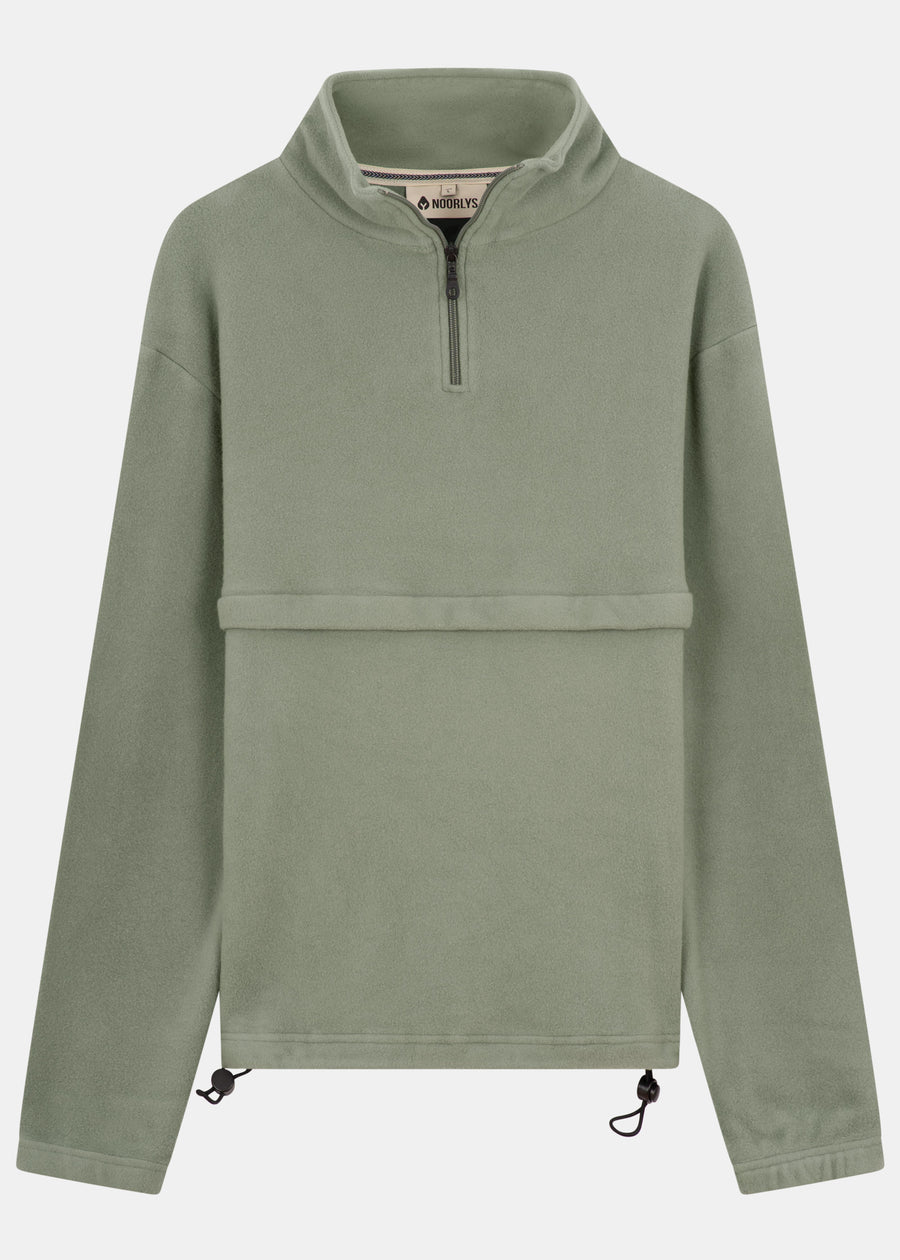 Baumwoll-Fleece-Sweater RAUK DustyMint