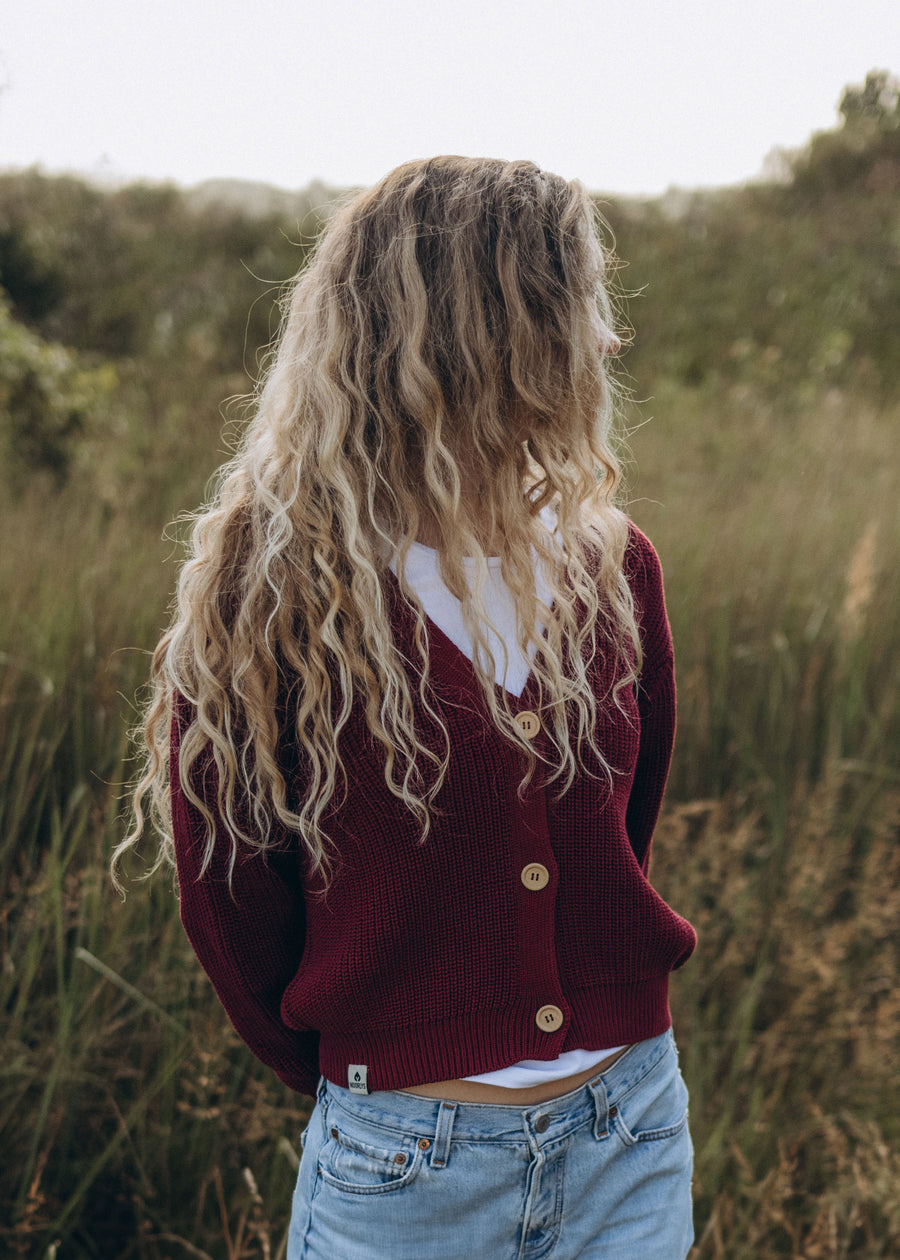 Strickjacke ANNALOTTA CabernetRed